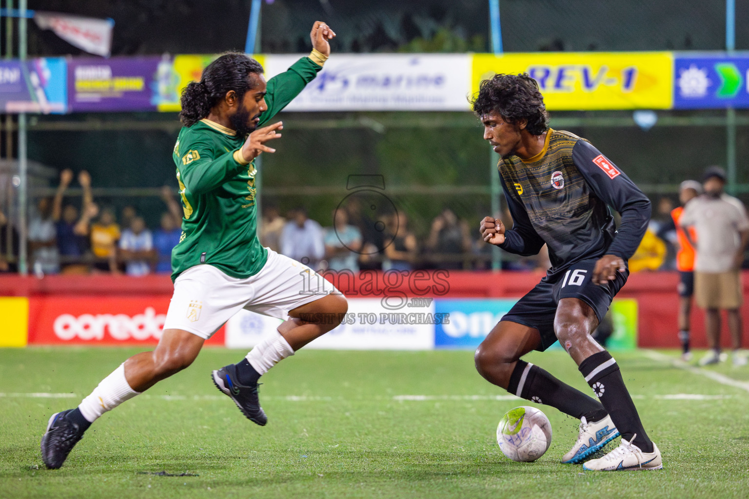 Th Omadhoo vs Th Thimarafushi on Day 33 of Golden Futsal Challenge 2024, held on Sunday, 18th February 2024, in Hulhumale', Maldives Photos: Mohamed Mahfooz Moosa / images.mv