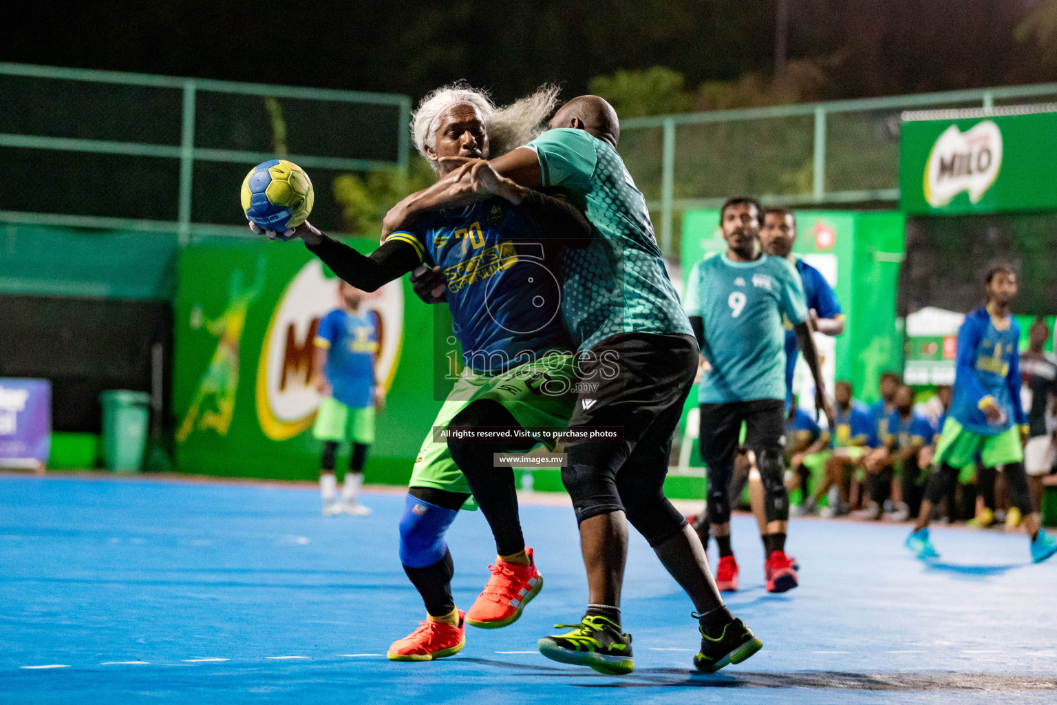 Day 8 of 7th Inter-Office/Company Handball Tournament 2023, held in Handball ground, Male', Maldives on Friday, 23rd September 2023 Photos: Hassan Simah/ Images.mv