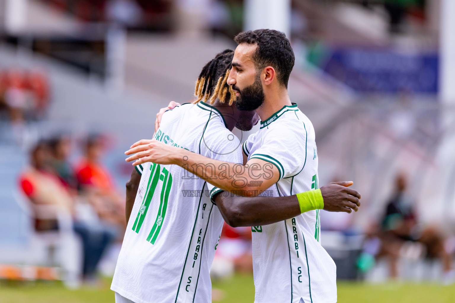 Maziya SC vs Al Arabi SC in AFC Challenge League 2025/26 Preliminary Stage was held at National Stadium in Male', Maldives on Tuesday, 12th August 2025. Photos: Nausham Waheed / images.mv