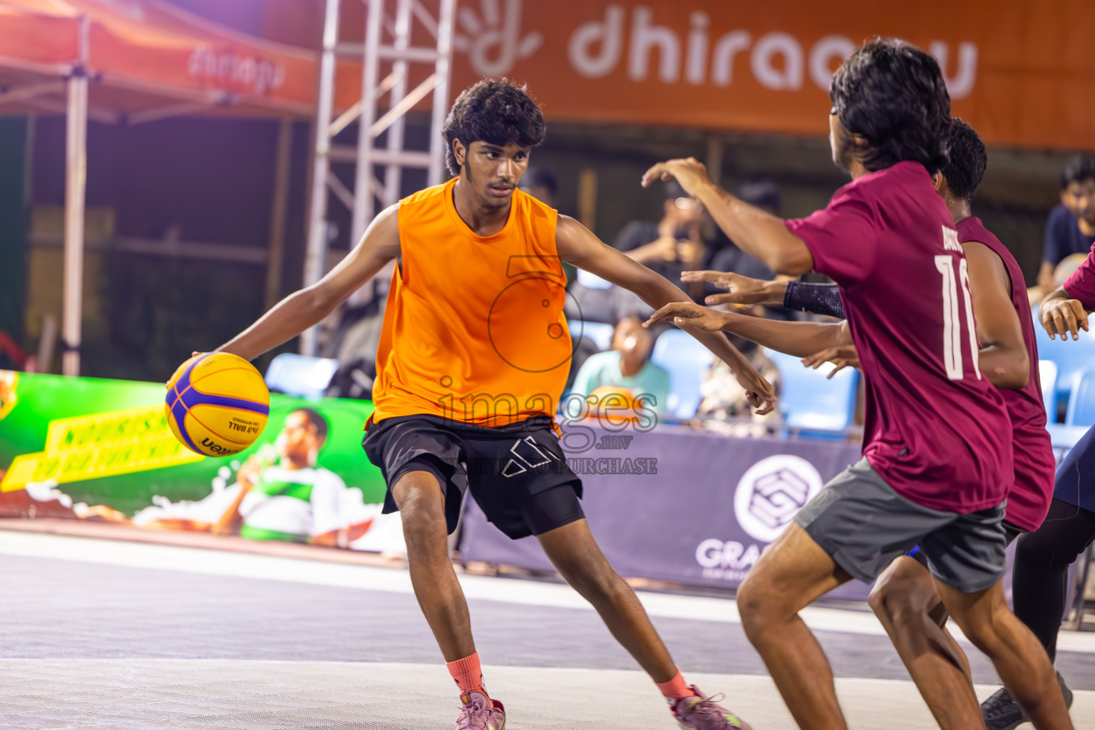 Day 2 of MILO Ramadan 3x3 Challenge 2024 was held in Ekuveni Outdoor Basketball Court at Male', Maldives on Wednesday, 13th March 2024.
Photos: Ismail Thoriq / images.mv