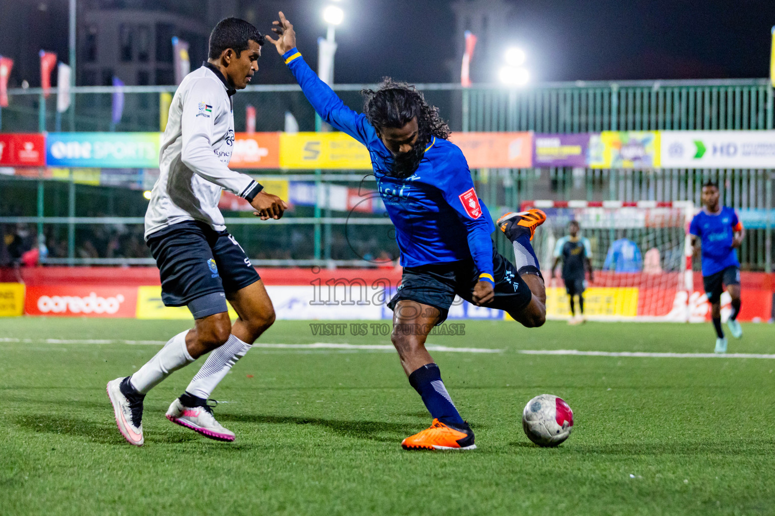 K Dhiffushi VS K Maafushi in Day 25 of Golden Futsal Challenge 2024 was held on Thursday , 8th February 2024 in Hulhumale', Maldives Photos: Nausham Waheed / images.mv