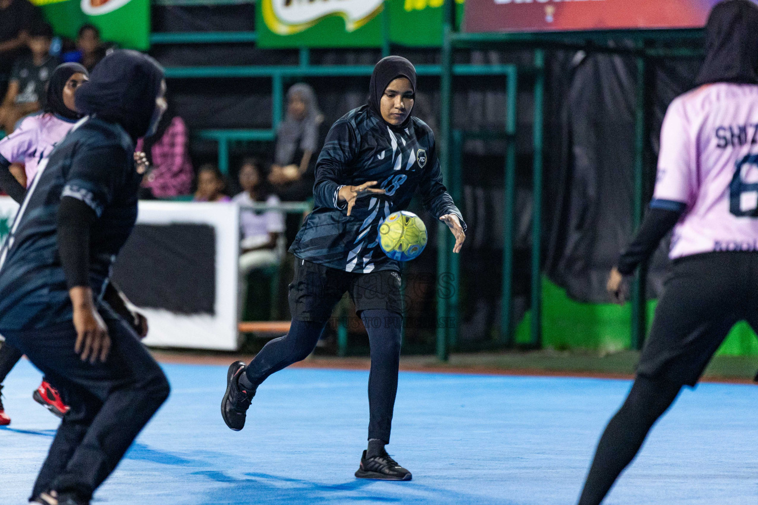 Day 16 of 10th National Handball Tournament 2023, held in Handball ground, Male', Maldives on Wednesday, 13th December 2023 Photos: Nausham Waheed/ Images.mv