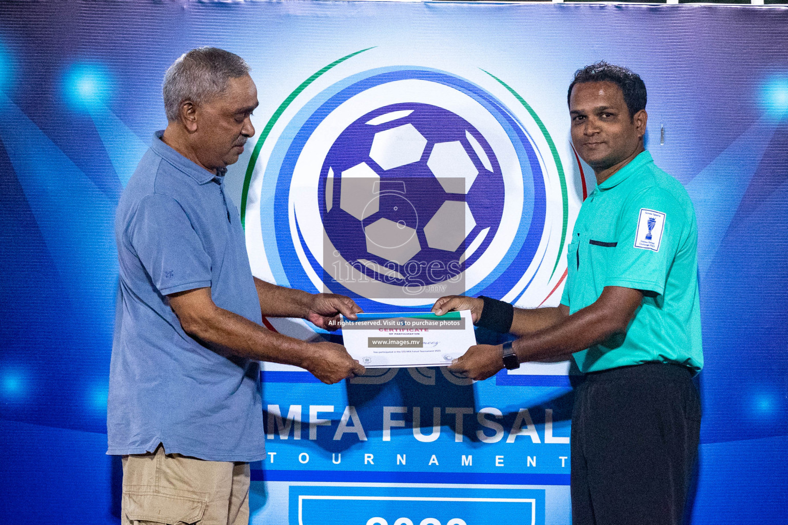 Final of MFA Futsal Tournament 2023 on 10th April 2023 held in Hulhumale'. Photos: Nausham waheed /images.mv