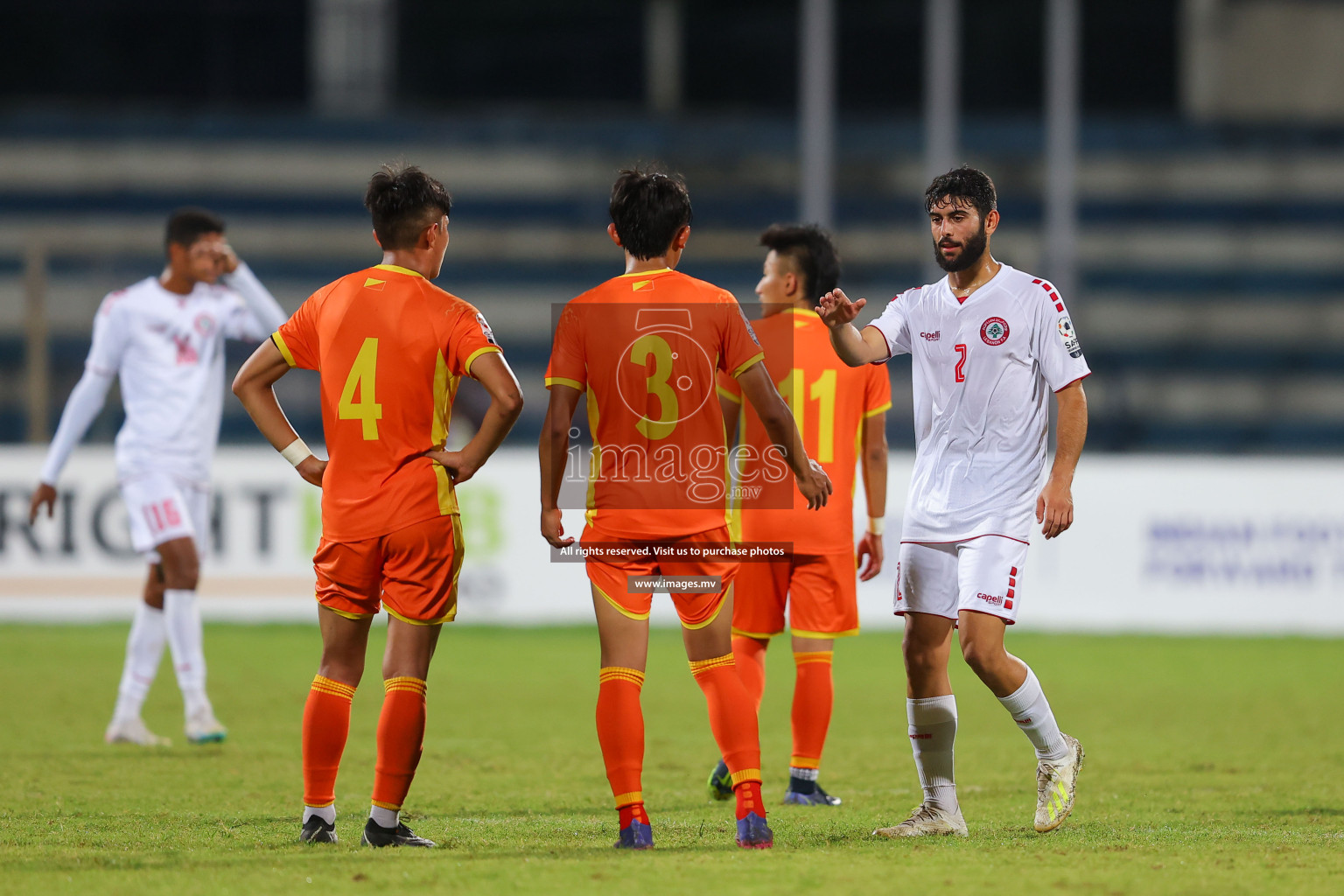 Bhutan vs Lebanon in SAFF Championship 2023 held in Sree Kanteerava Stadium, Bengaluru, India, on Sunday, 25th June 2023. Photos: Nausham Waheed / images.mv