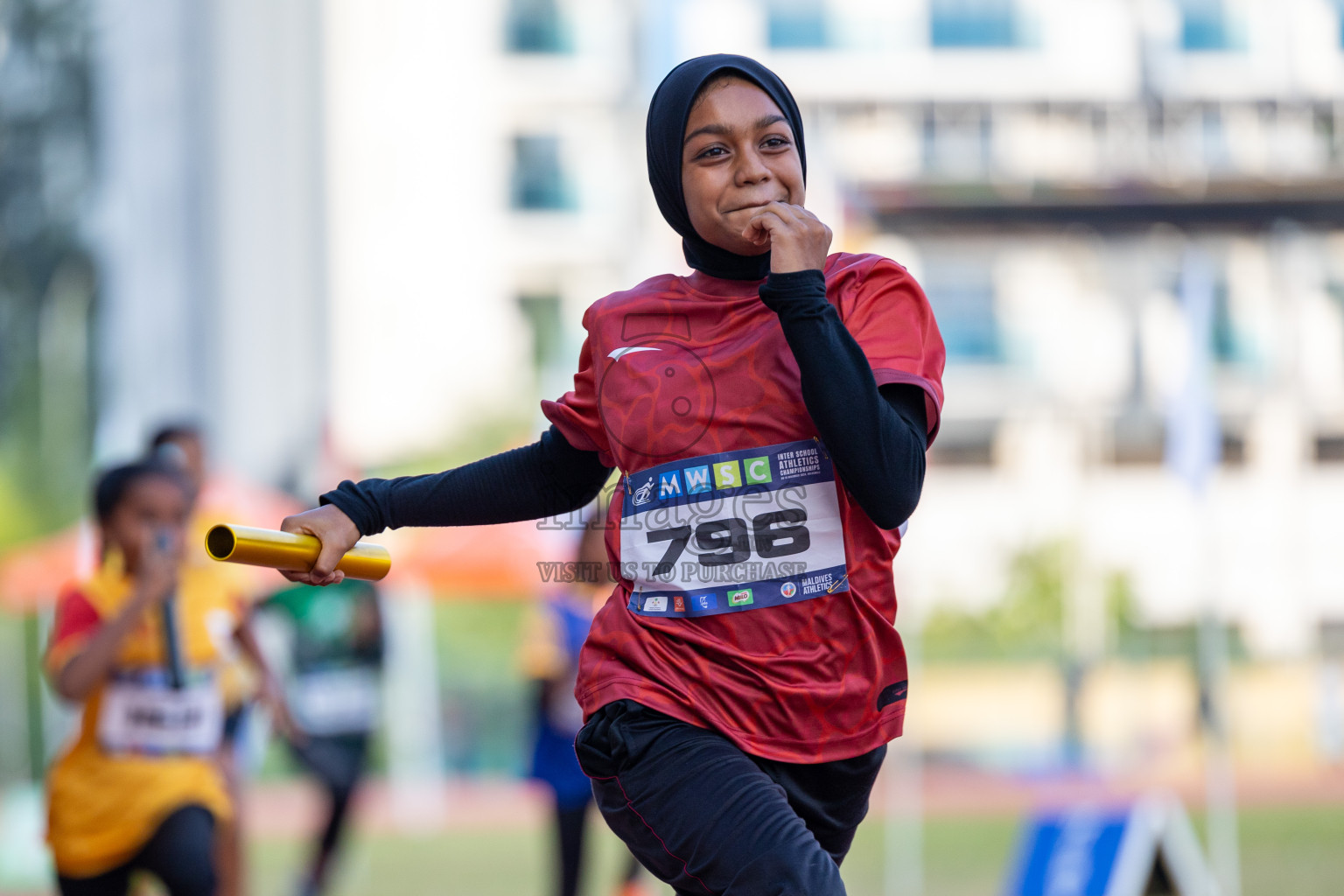 Day 5 of MWSC Interschool Athletics Championships 2024 held in Hulhumale Running Track, Hulhumale, Maldives on Wednesday, 13th November 2024. Photos by: Ismail Thoriq / Images.mv