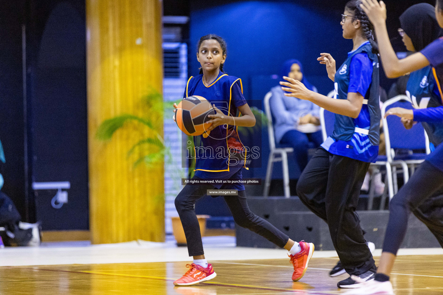 Day2 of 24th Interschool Netball Tournament 2023 was held in Social Center, Male', Maldives on 28th October 2023. Photos: Nausham Waheed / images.mv