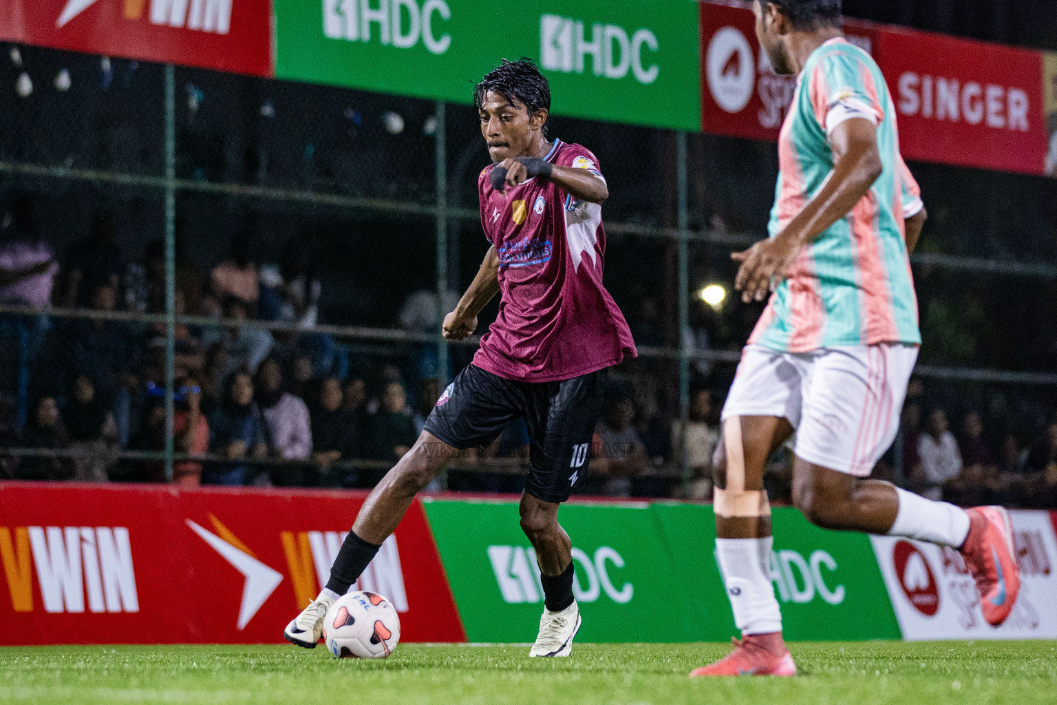 Kulhivaru Vuzara Club vs Joali Maldives in Kings Cup of Club Maldives Cup 2025 held in Rehendi Futsal Ground, Hulhumale', Maldives on Wednesday, 3rd September 2025. Photos: Areef, Yasna / images.mv