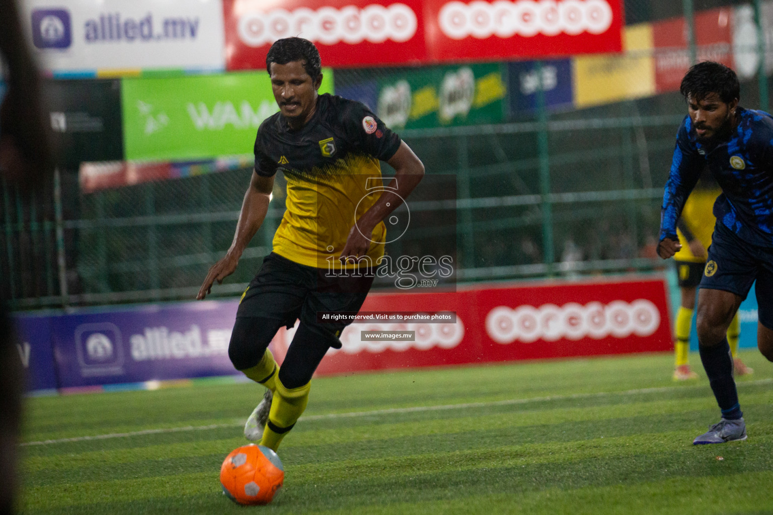 Team MPL vs Team RRC in the Quarter Finals of Club Maldives 2021 held at Hulhumale'; on 13th December 2021 Photos: Nasam/ images.mv