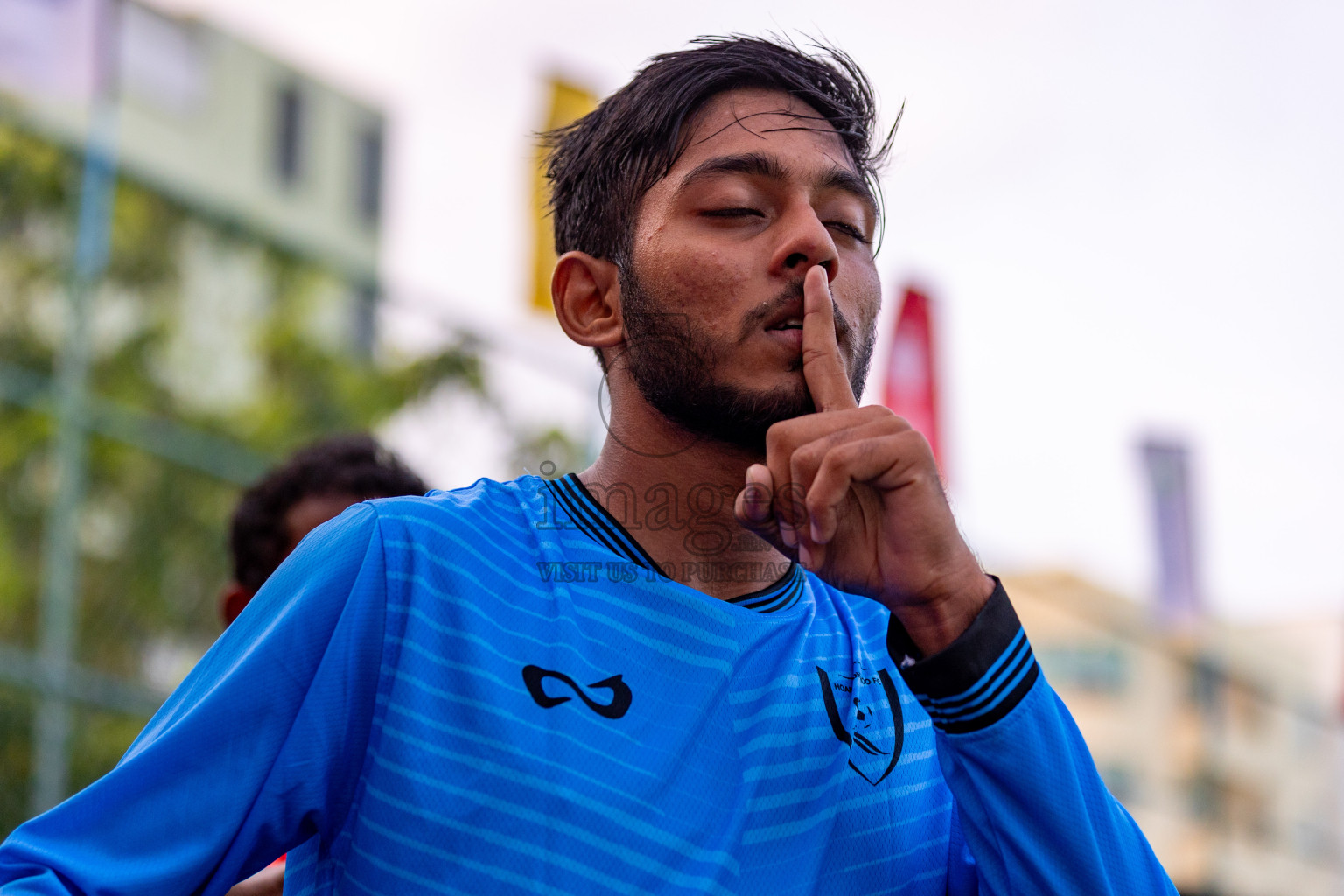 GDh. Gadhdhoo  VS  GDh. Hoandedhdhoo in Day 12 of Golden Futsal Challenge 2024 was held on Friday, 26th January 2024, in Hulhumale', Maldives 
Photos: Hassan Simah / images.mv