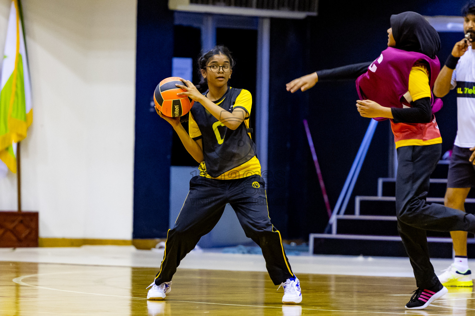 Day 6 of 25th Inter-School Netball Tournament was held in Social Center at Male', Maldives on Thursday, 15th August 2024. Photos: Nausham Waheed / images.mv