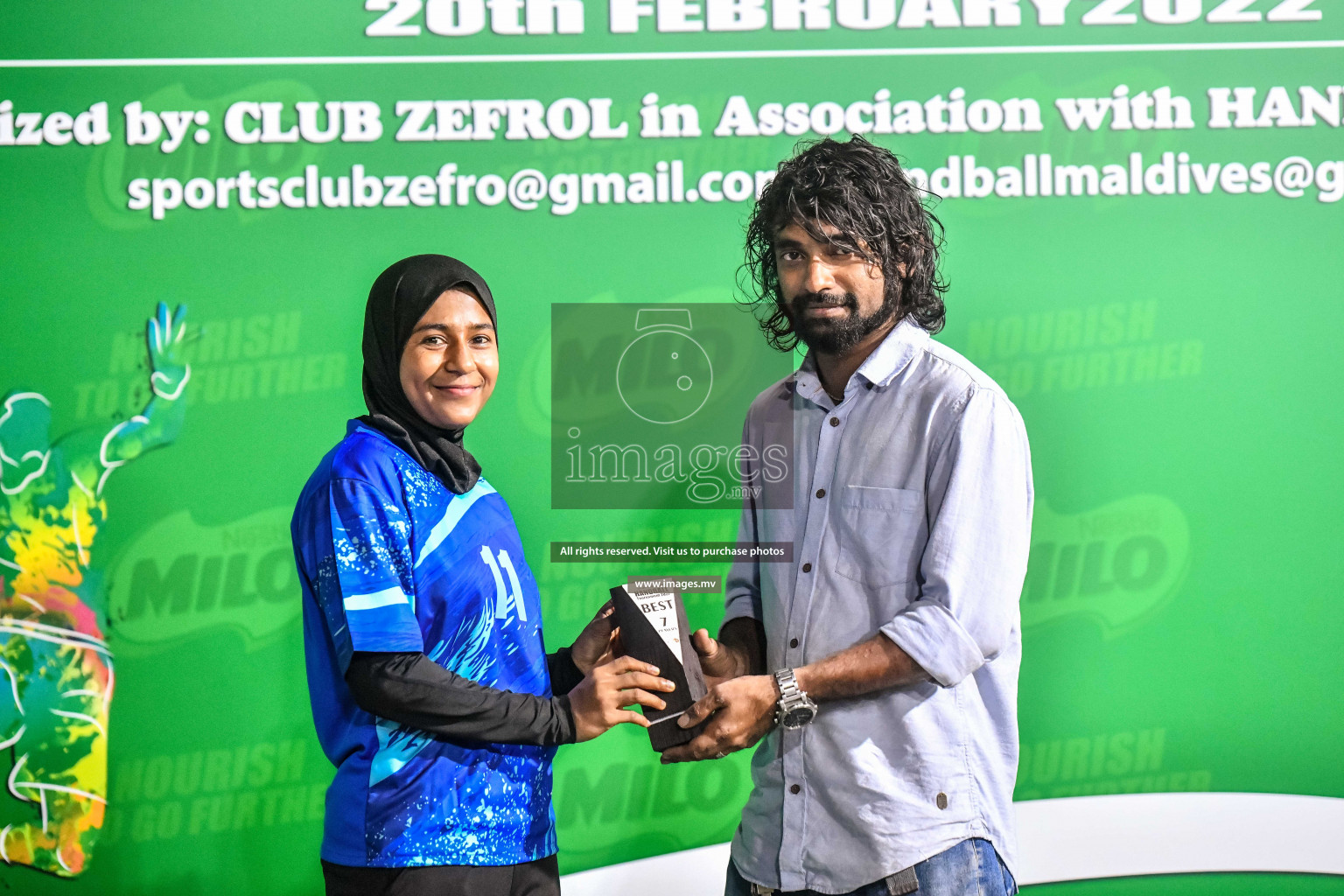 Final of Milo 6th Inter Office Handball Tournament 2022 - Photos by Nausham Waheed