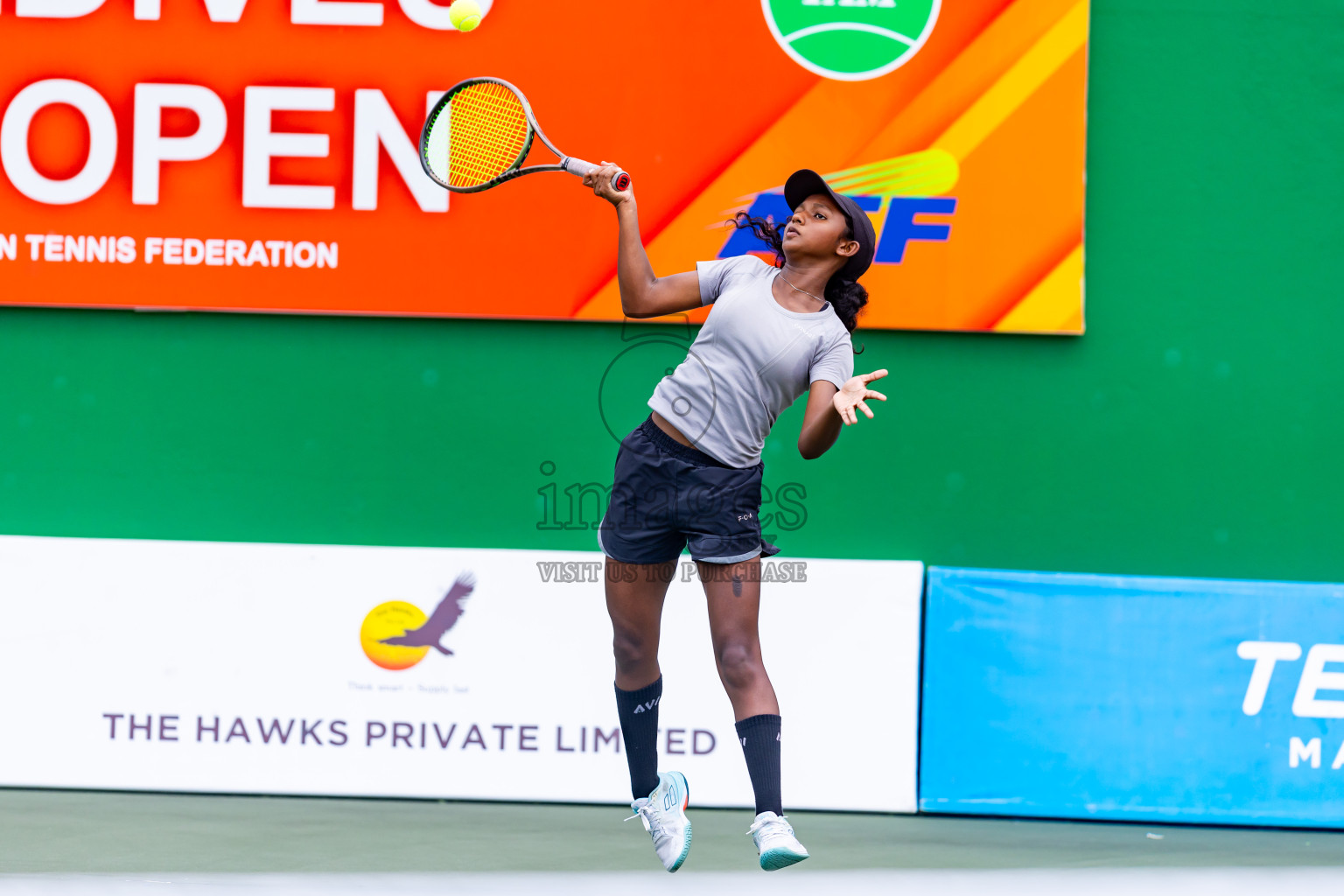 Day 5 of ATF Maldives Junior Open Tennis was held in Male' Tennis Court, Male', Maldives on Monday, 16th December 2024. Photos: Nausham Waheed/ images.mv