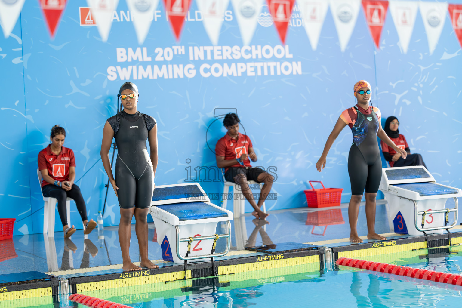 Day 2 of 20th BML Inter-school Swimming Competition 2024 held in Hulhumale', Maldives on Sunday, 13th October 2024. Photos: Ismail Thoriq / images.mv