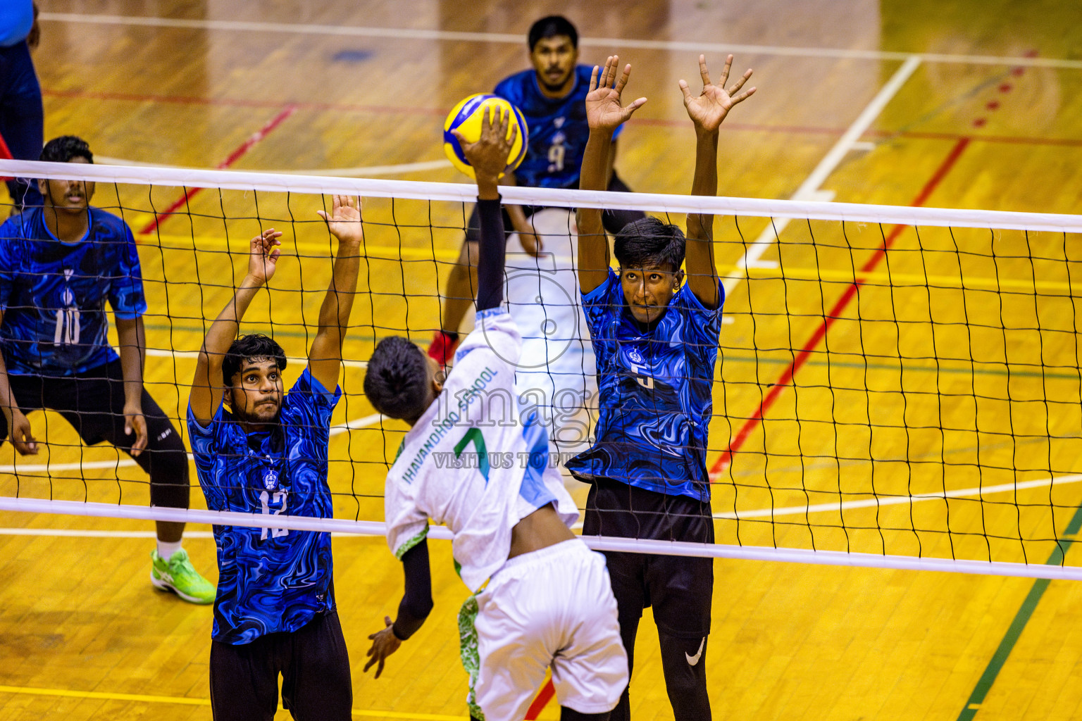 Finals of Interschool Volleyball Tournament 2024 was held in Social Center at Male', Maldives on Friday, 6th December 2024. Photos: Nausham Waheed / images.mv