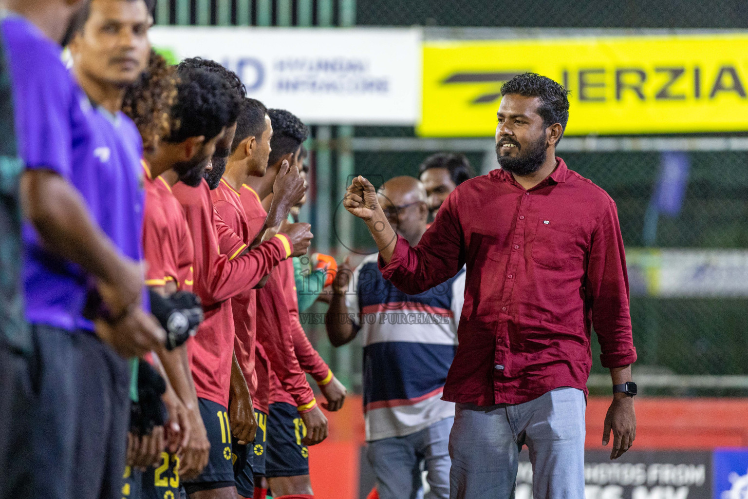 DH Bandidhoo vs DH Kudahuvadhoo in Day 17 of Golden Futsal Challenge 2024 was held on Wednesday, 31st January 2024, in Hulhumale', Maldives Photos: Nausham Waheed / images.mv