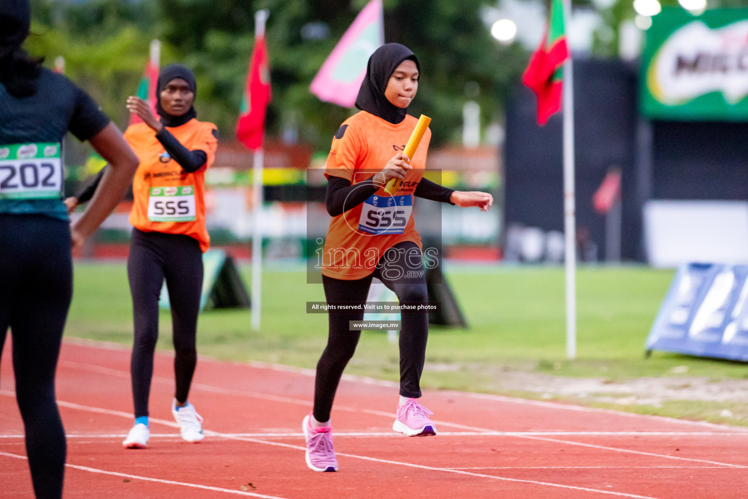 Day 2 of National Athletics Championship 2023 was held in Ekuveni Track at Male', Maldives on Friday, 24th November 2023. Photos: Hassan Simah / images.mv