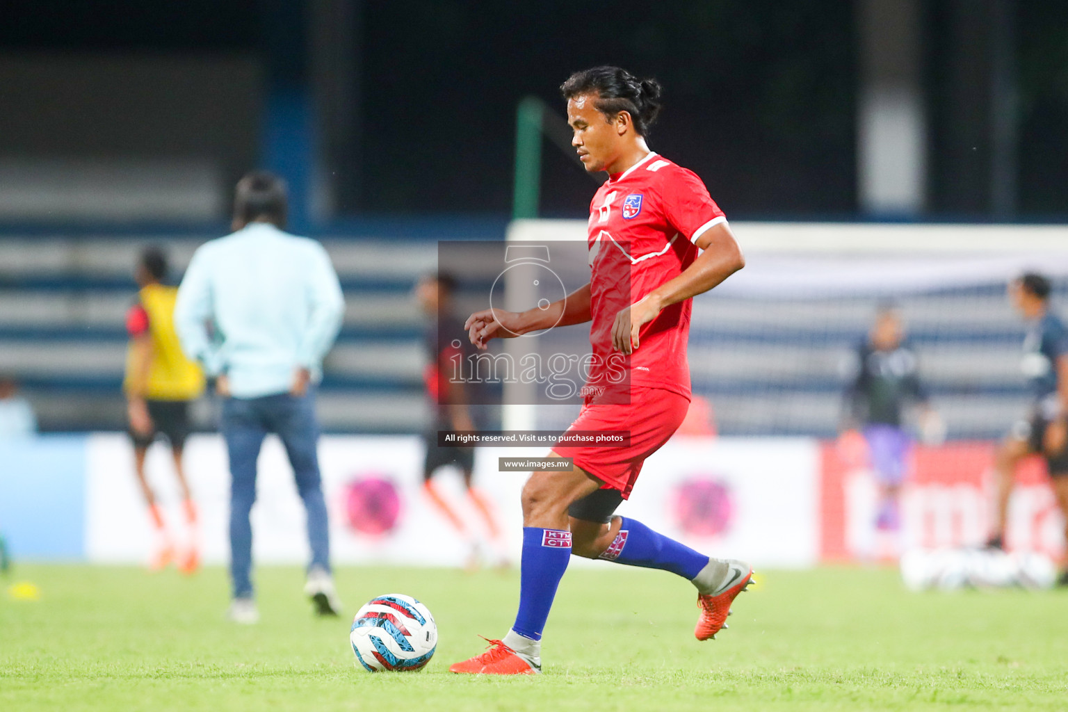 Nepal vs India in SAFF Championship 2023 held in Sree Kanteerava Stadium, Bengaluru, India, on Saturday, 24th June 2023. Photos: Hassan Simah / images.mv