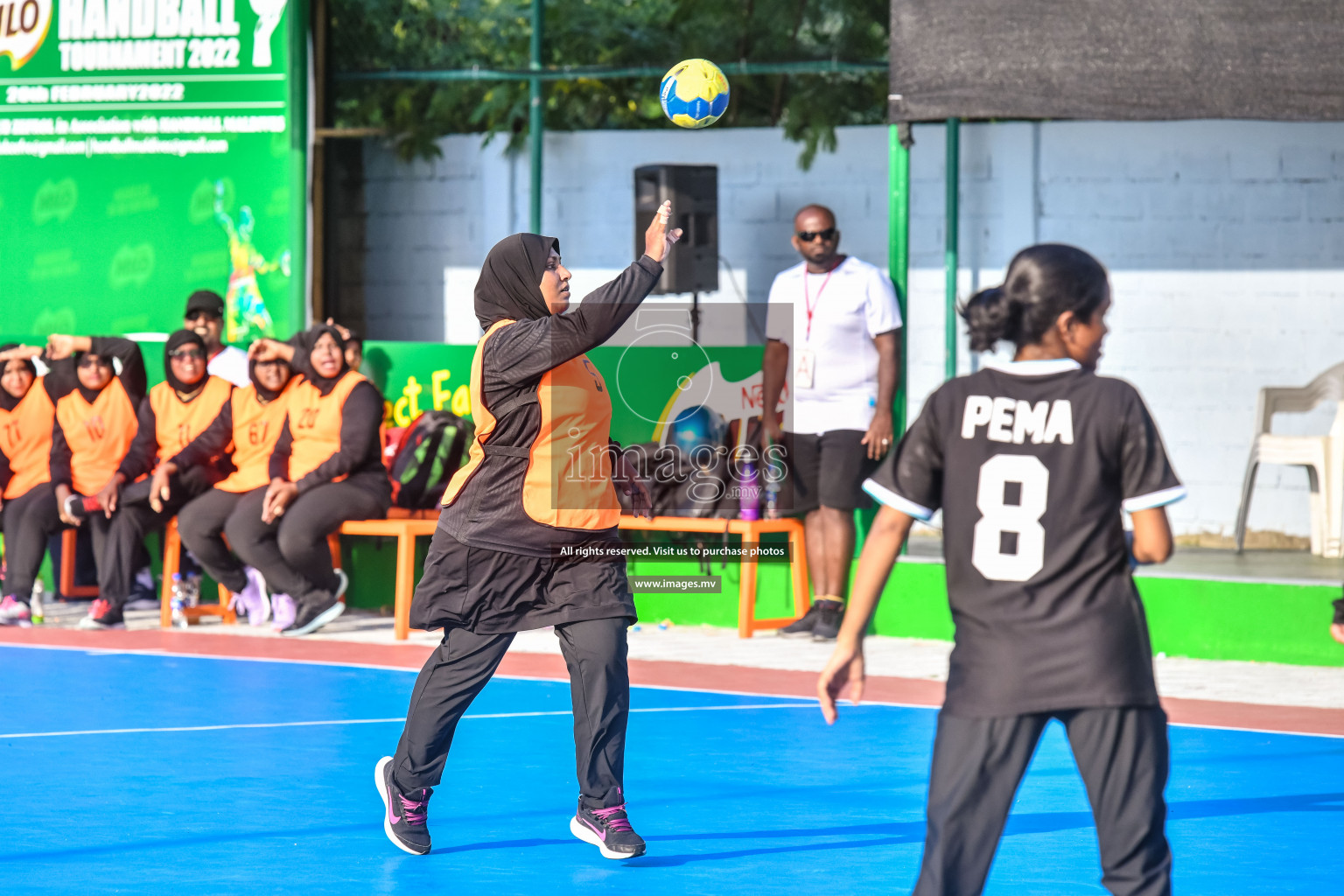 Day 8 of Milo 6th Inter Office Handball Tournament 2022 - Photos by Nausham Waheed