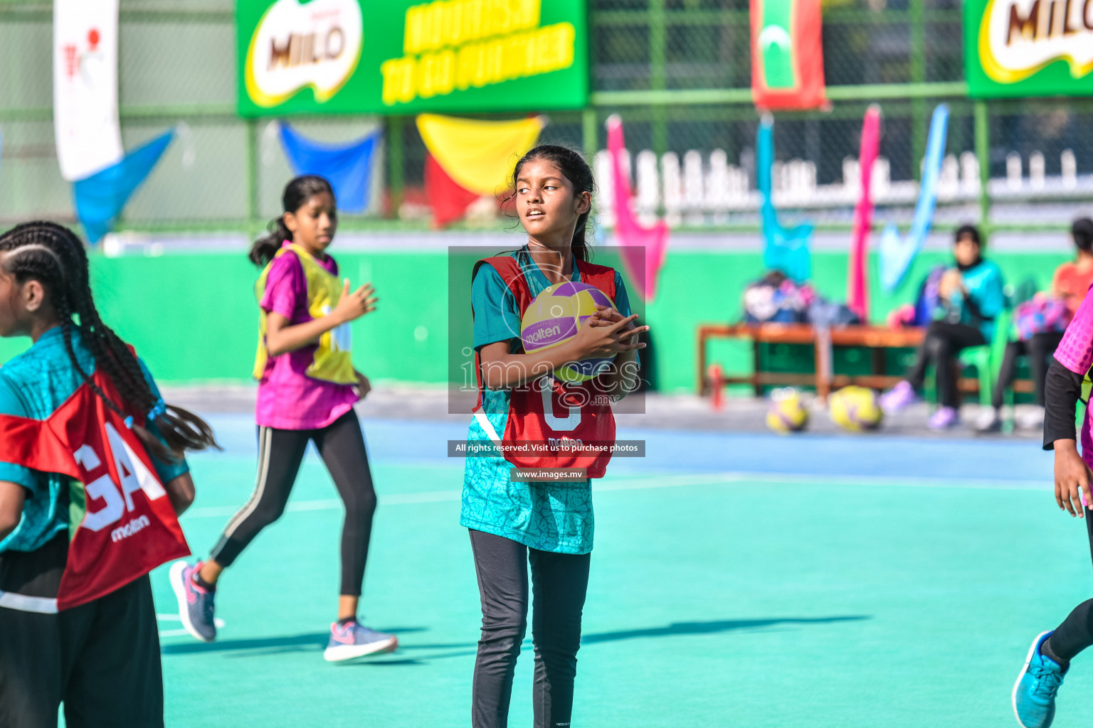 Day 8 of Junior Netball Championship 2022 on 11th March 2022 held in Male', Maldives. Photos by Nausham Waheed