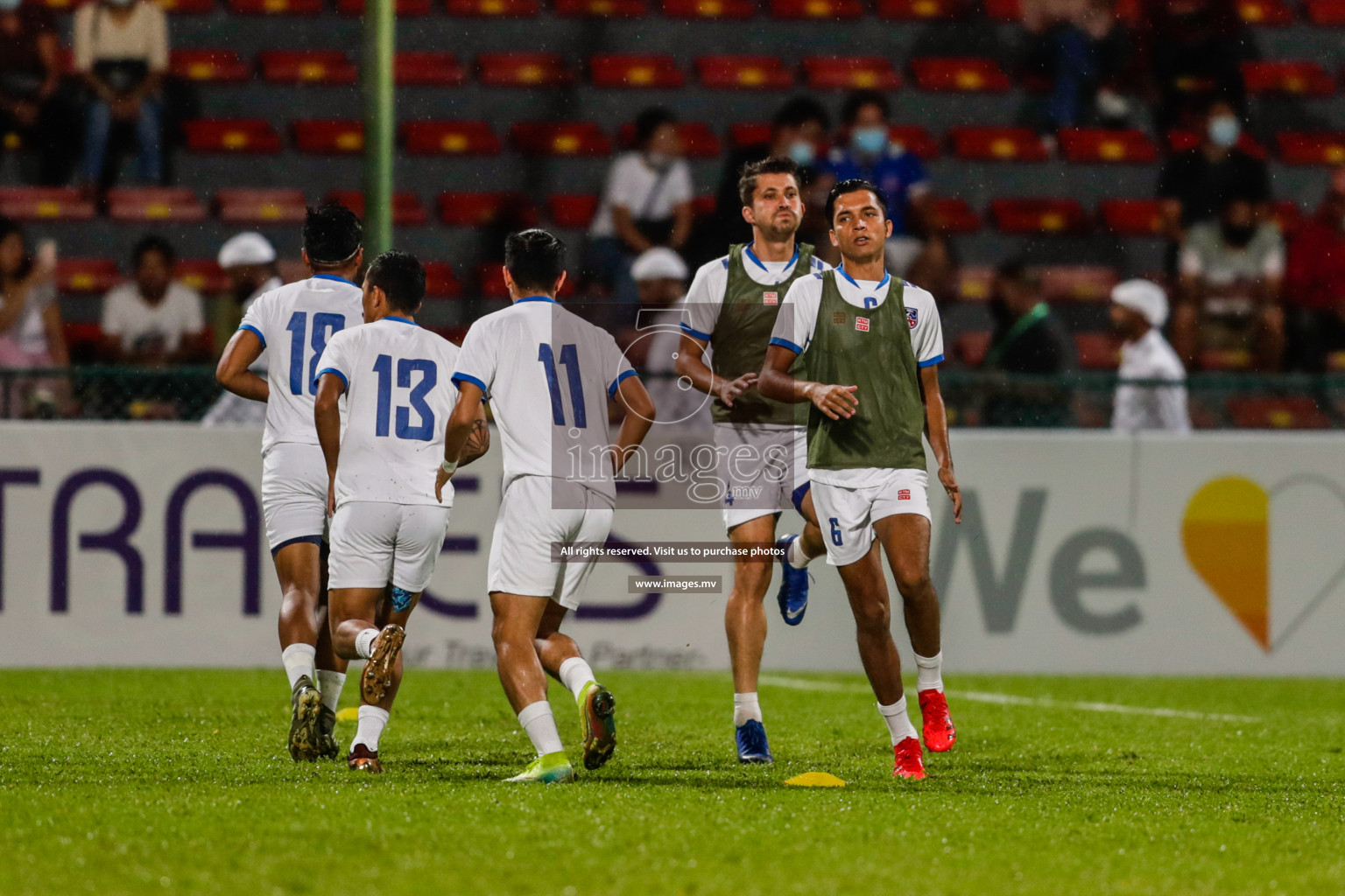 Maldives vs Nepal in SAFF Championship 2021 held on 1st October 2021 in Galolhu National Stadium, Male', Maldives