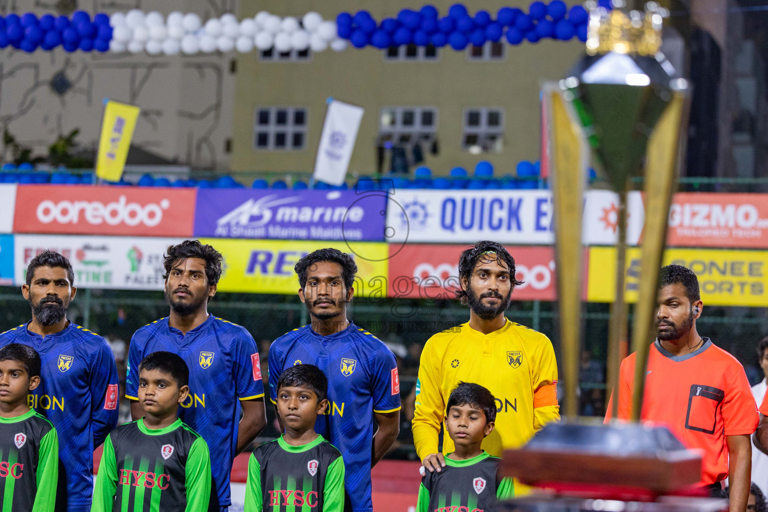 B Eydhafushi vs L Gan in the Final of Golden Futsal Challenge 2024 was held on Thursday, 7th March 2024, in Hulhumale', Maldives 
Photos: Ismail Thoriq / images.mv