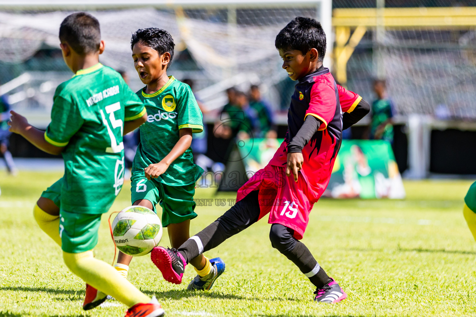 Day 1 of Under 10 MILO Academy Championship 2024 was held at National Stadium in Male', Maldives on Friday, 26th April 2024. Photos: Nausham Waheed / images.mv