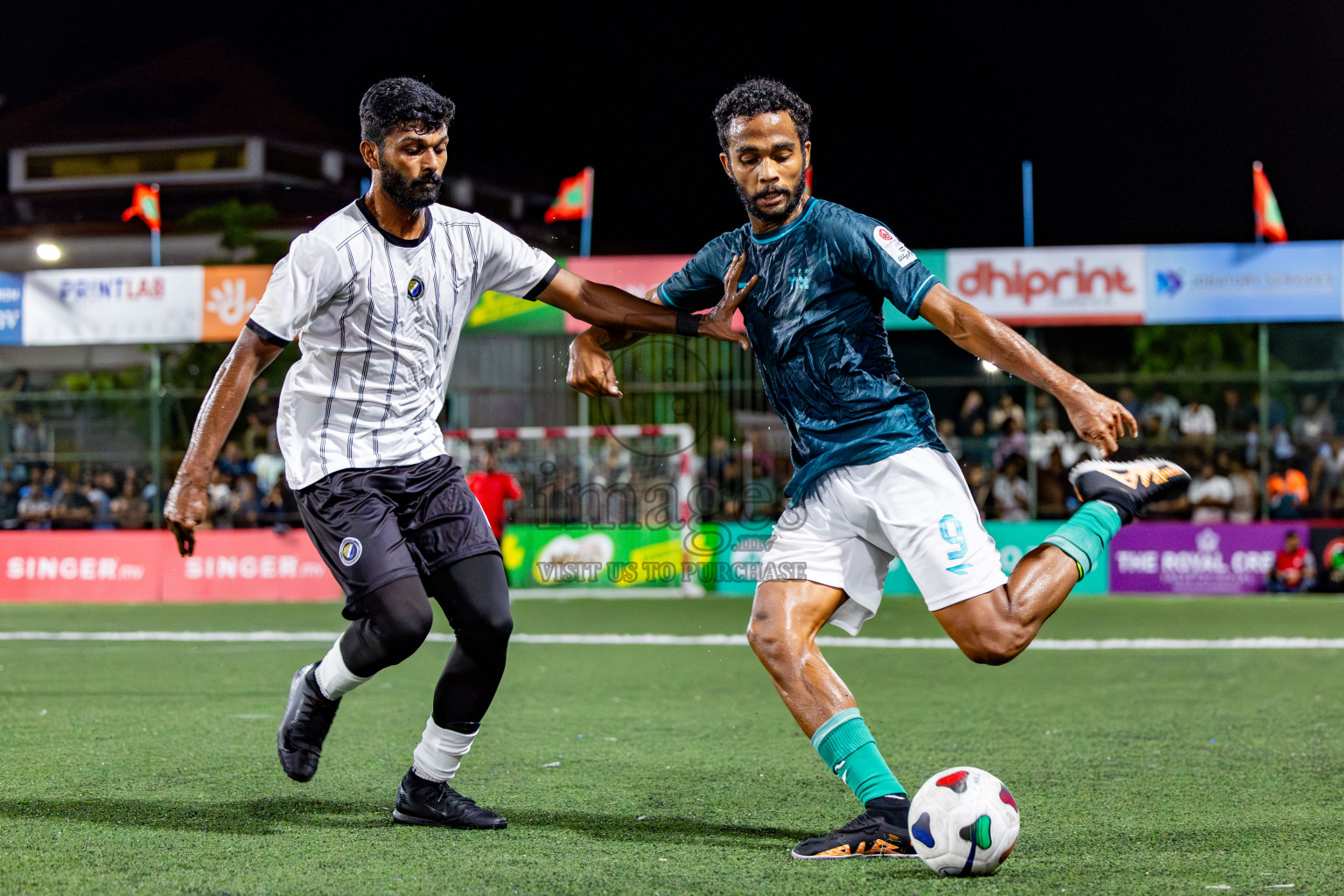 DSC vs MPL in Quarter Finals of Club Maldives Cup 2024 held in Rehendi Futsal Ground, Hulhumale', Maldives on Friday, 11th October 2024. Photos: Nausham Waheed / images.mv