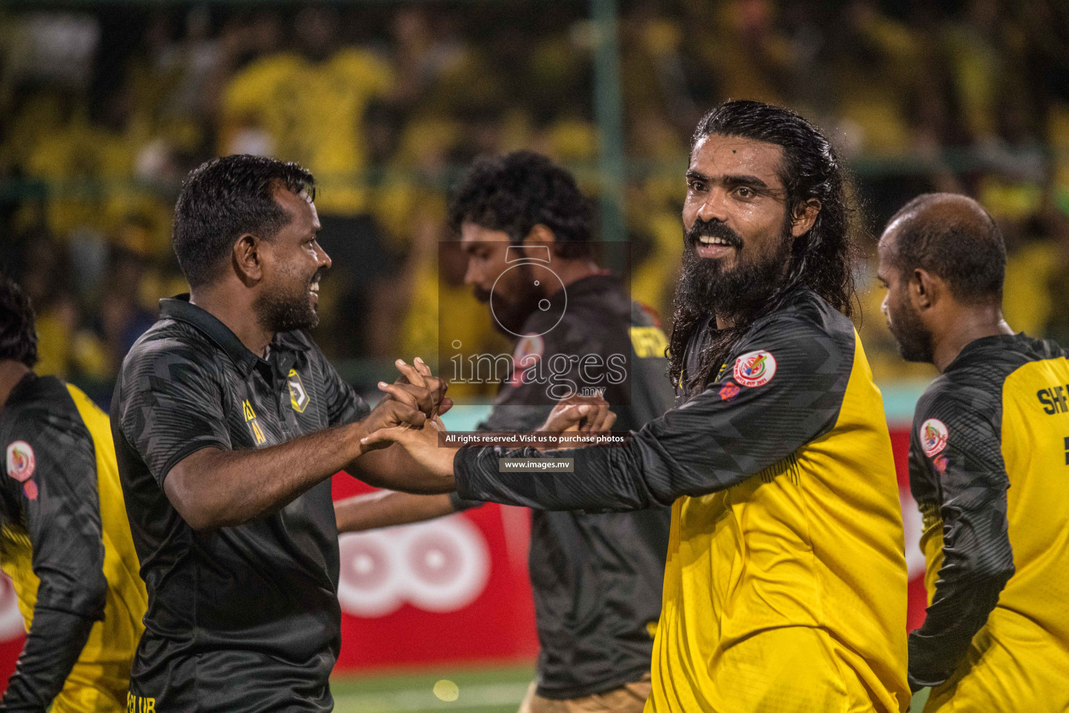 RRC Vs FSM in the Semi Finals of Club Maldives 2021 held in Hulhumale, Maldives on 19 December 2021. Photos: Nausham Waheed / images.mv