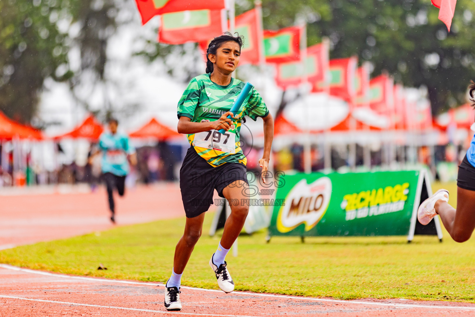 Day 6 of Inter-school Athletics Championship 2025 held in Ekuveni Synthetic Track, Male', Maldives on Sunday, 12th October 2025. Photos by: Areef Adam / Images.mv