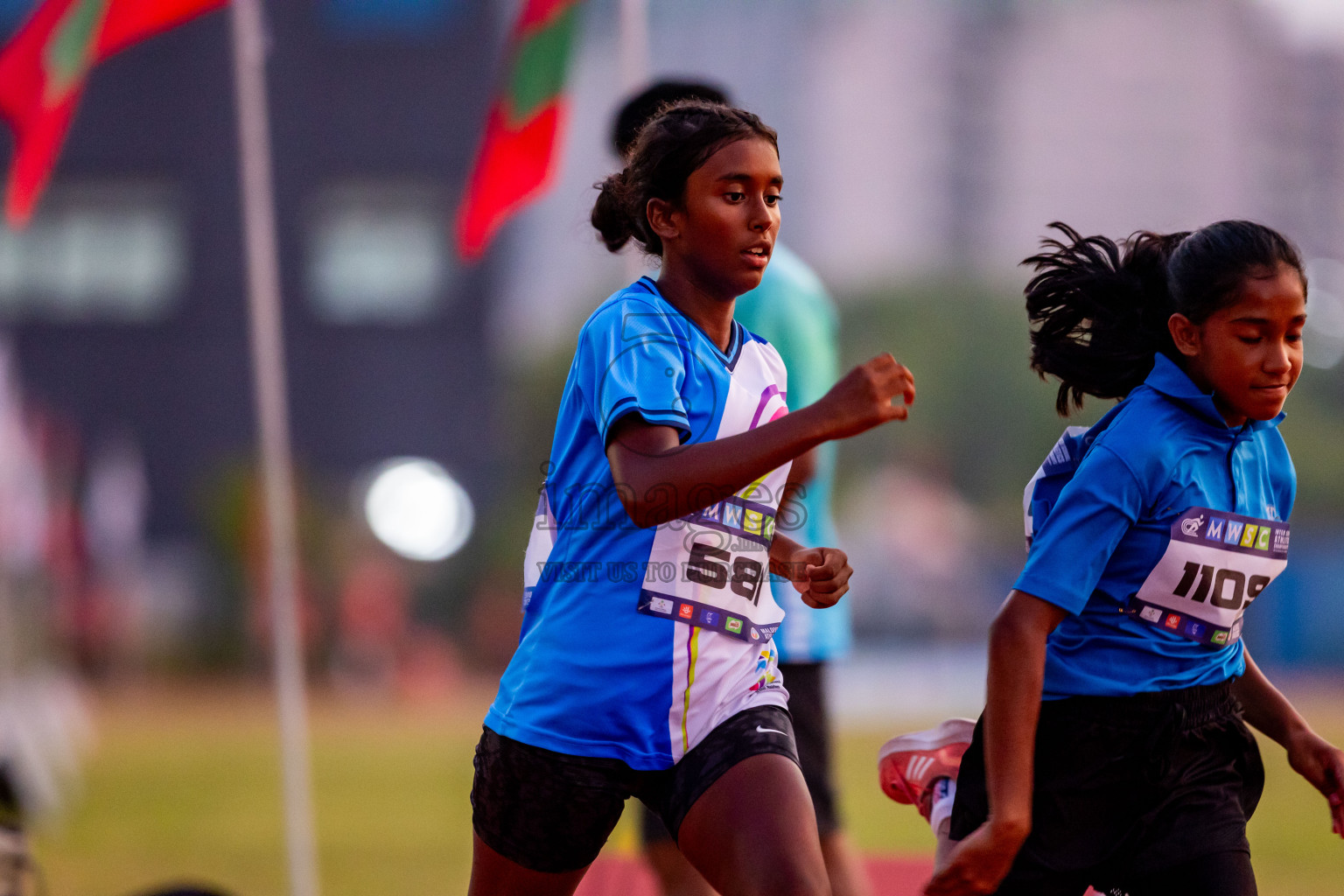 Day 5 of MWSC Interschool Athletics Championships 2024 held in Hulhumale Running Track, Hulhumale, Maldives on Wednesday, 13th November 2024. Photos by: Nausham Waheed / Images.mv