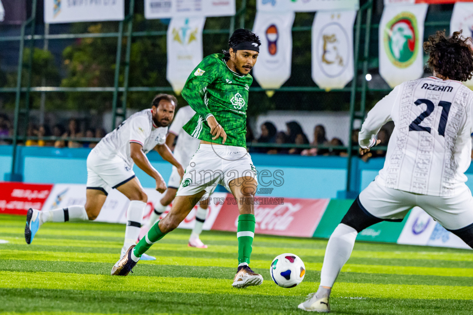 Kovigoani vs FC Baaz in Day 3 of Laamehi Dhiggaru Ekuveri Futsal Challenge 2024 was held on Sunday, 28th July 2024, at Dhiggaru Futsal Ground, Dhiggaru, Maldives Photos: Nausham Waheed / images.mv