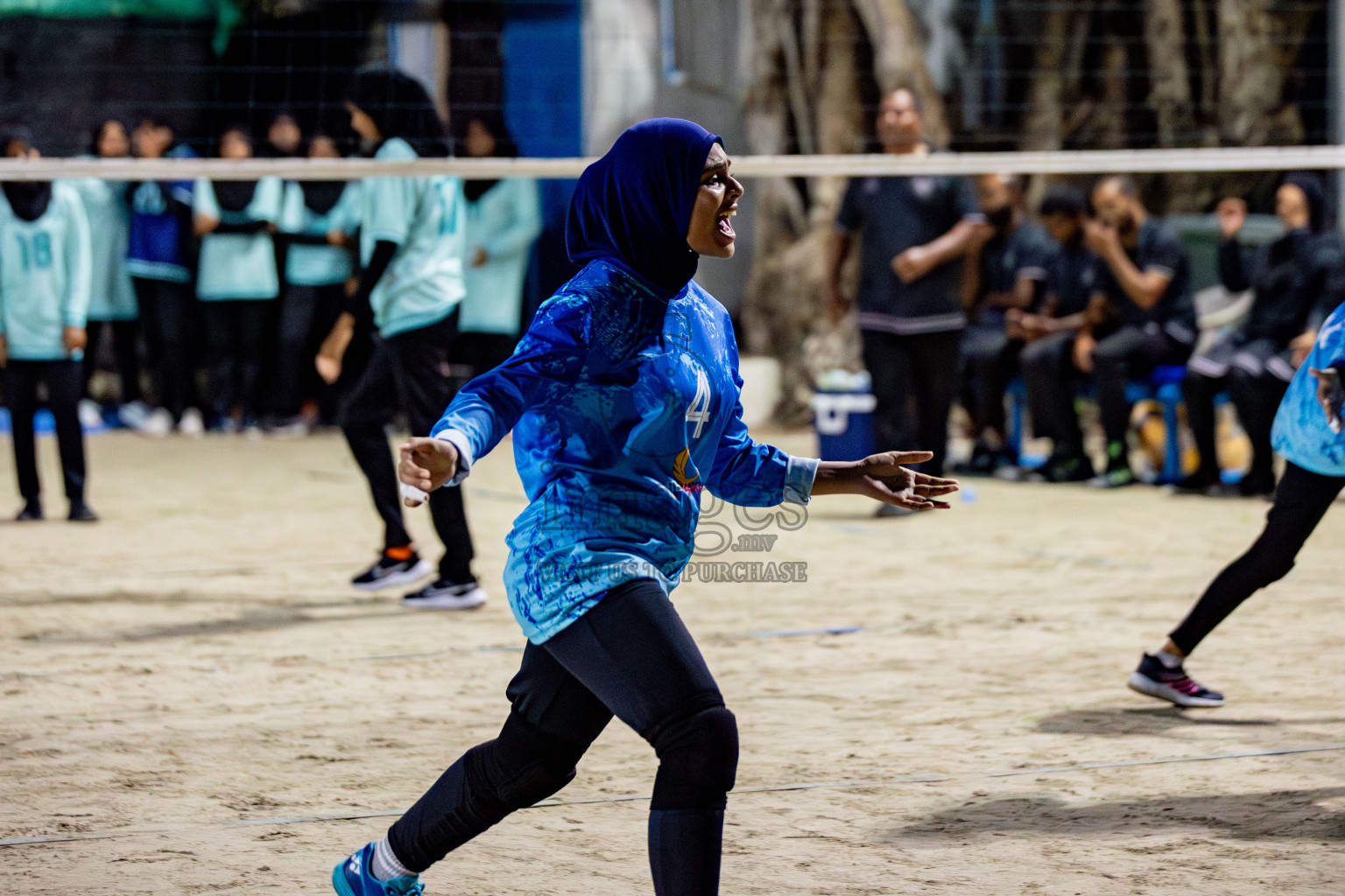 U19 Male and Atoll Girl's Finals in Day 9 of Interschool Volleyball Tournament 2024 was held in ABC Court at Male', Maldives on Saturday, 30th November 2024. Photos: Hassan Simah / images.mv