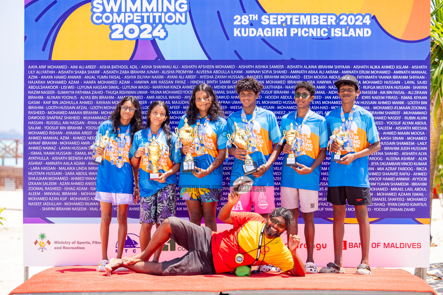 15th National Open Water Swimming Competition 2024 held in Kudagiri Picnic Island, Maldives on Saturday, 28th September 2024. Photos: Nausham Waheed / images.mv