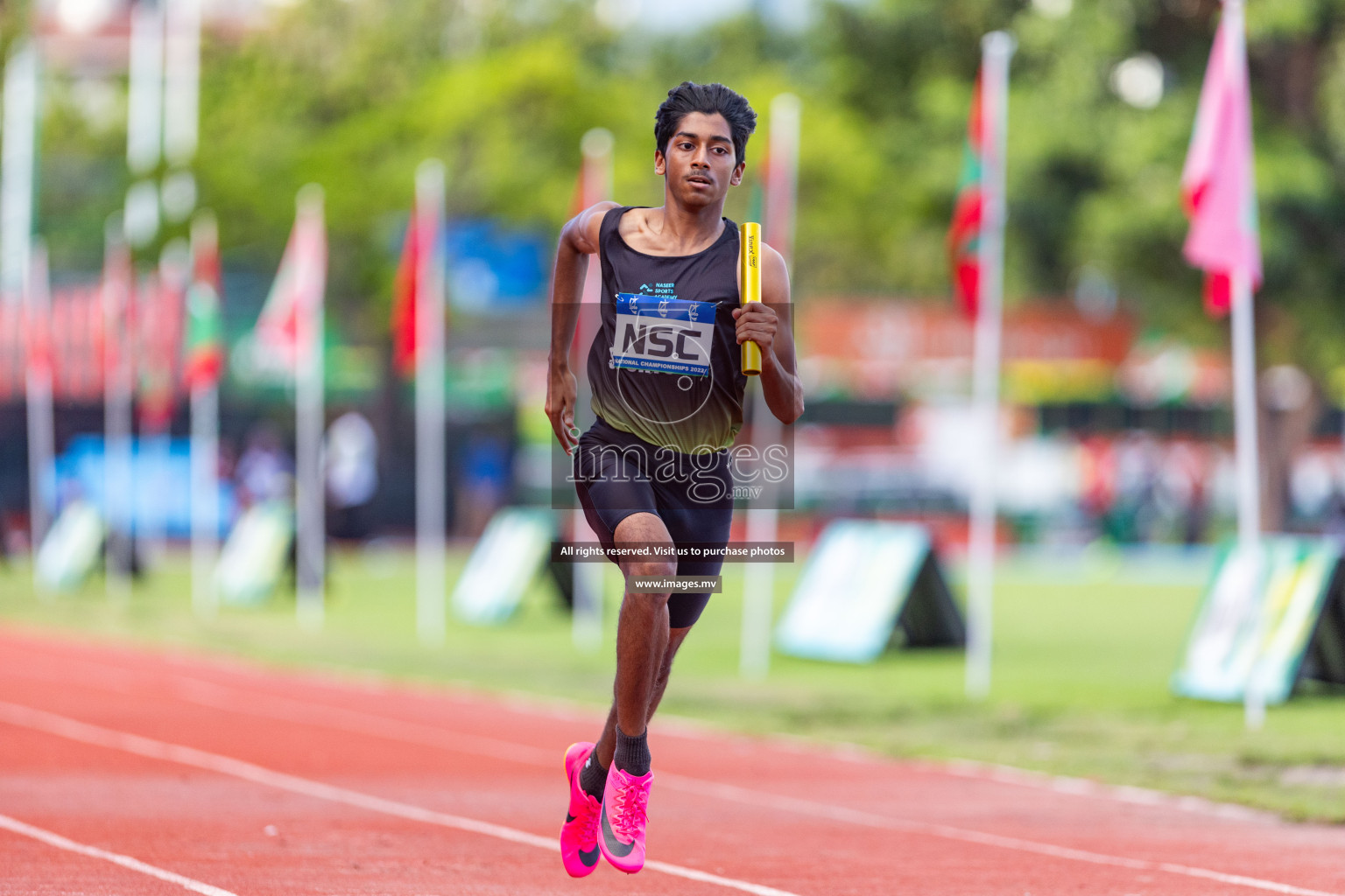 Day 3 of National Athletics Championship 2023 was held in Ekuveni Track at Male', Maldives on Saturday, 25th November 2023. Photos: Nausham Waheed / images.mv