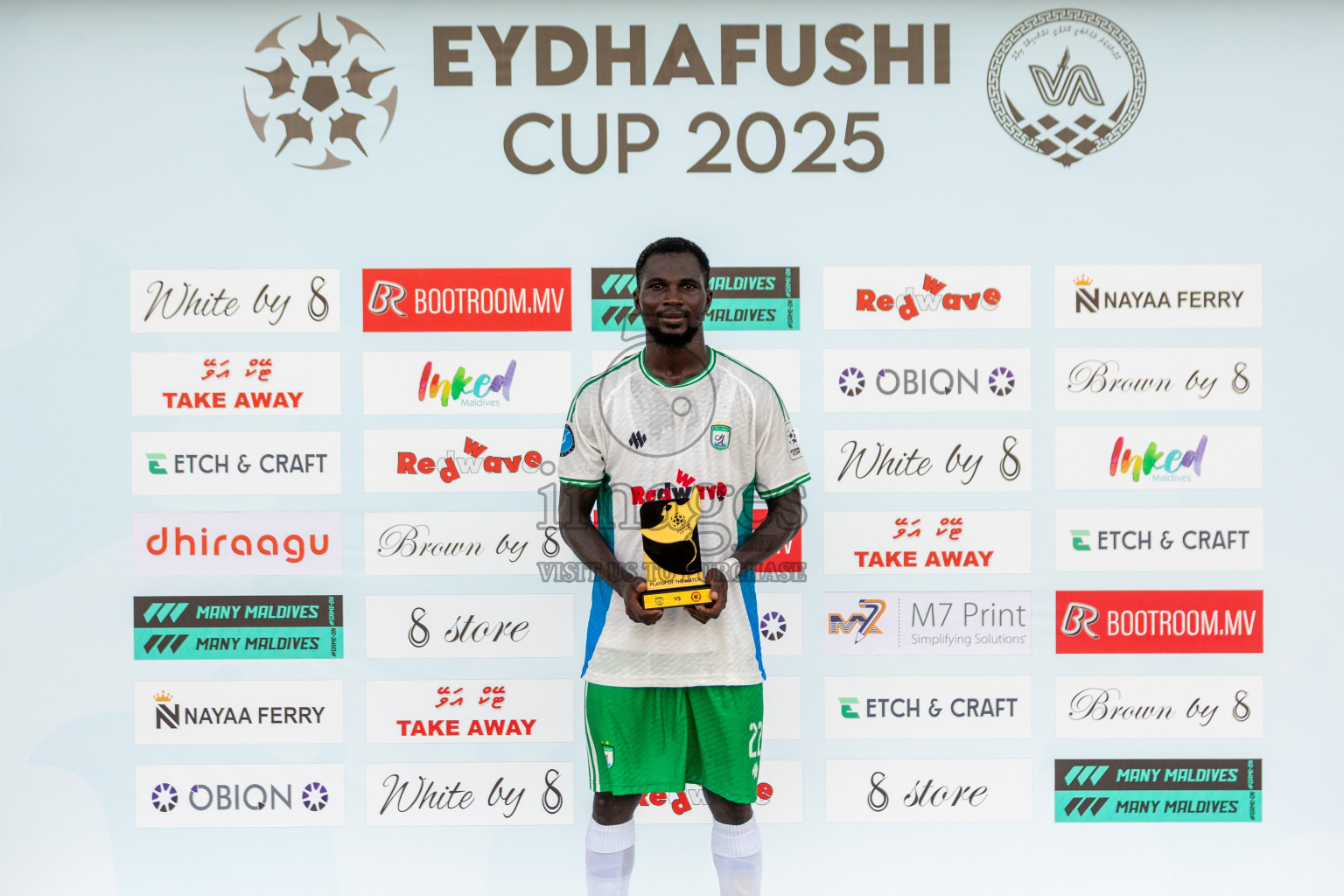 Huss Songun Football Team vs CC Sports Club in Day 2 of Eydhafushi Cup 2025 held in Eydhafushi Football Stadium at B. Eydhafushi, Maldives on Saturday, 6th September 2025. Photos: Mohamed Mahfouz Moosa / images.mv