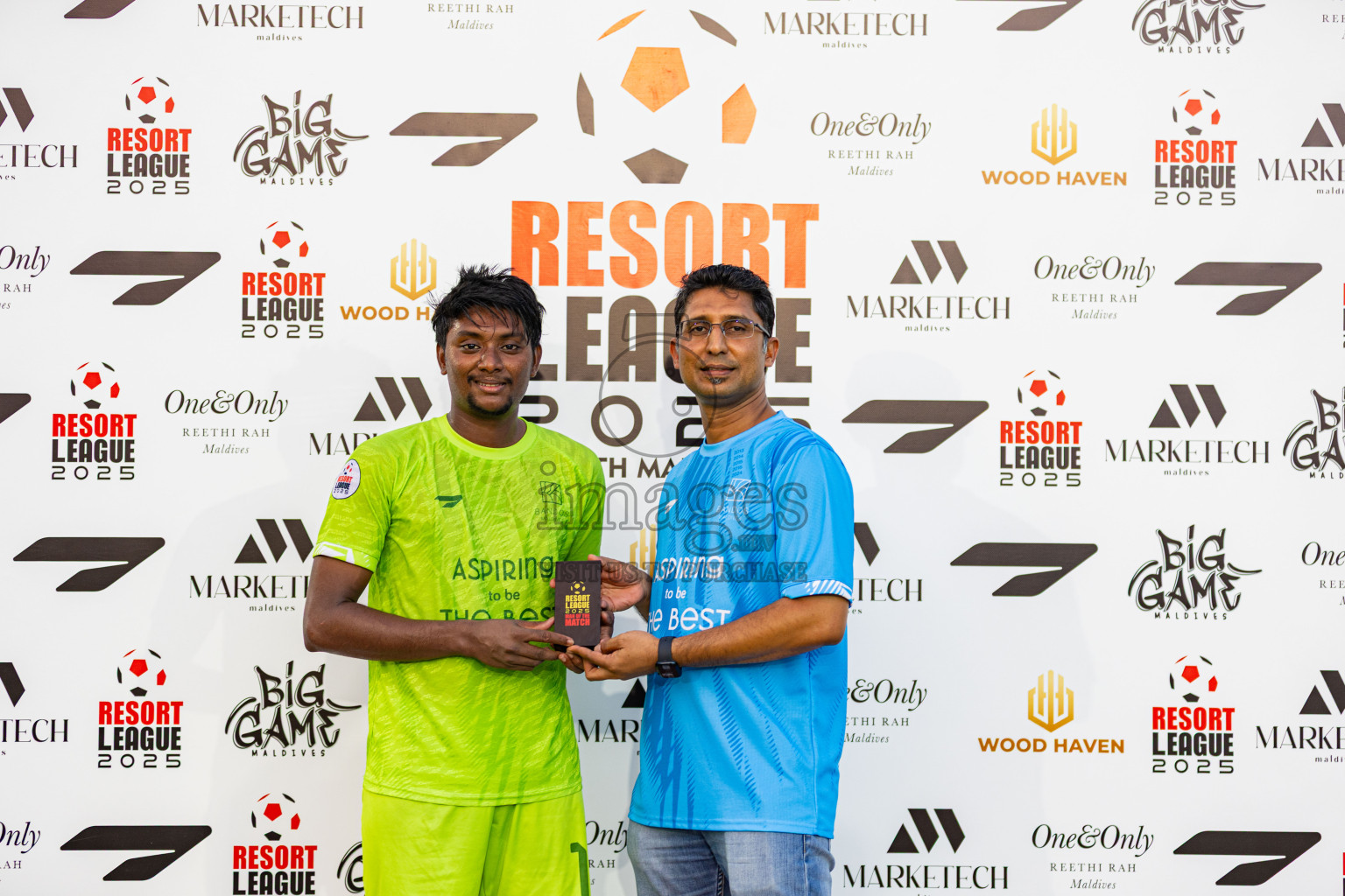 Bandos vs Oblu Experience in Resort League 2025 (North Male Zone) day 16 was held on Thursday, 18th September 2025 in One And Only Reethi Rah Maldives Resort, Photos: Areef Adam / images.mv