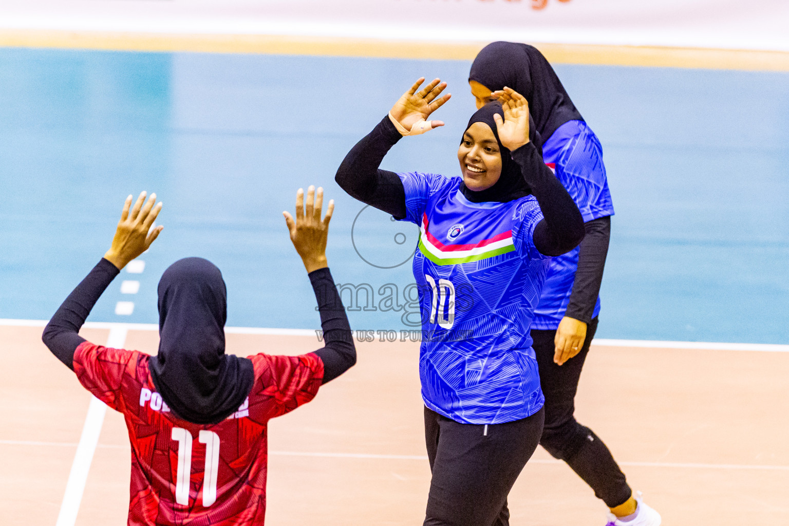 Day 1 of Women's Division of Milo VAM Cup 2024 held in Male', Maldives on Tuesday, 8th July 2024 at Social Center Indoor Hall Photos By: Nausham Waheed / images.mv