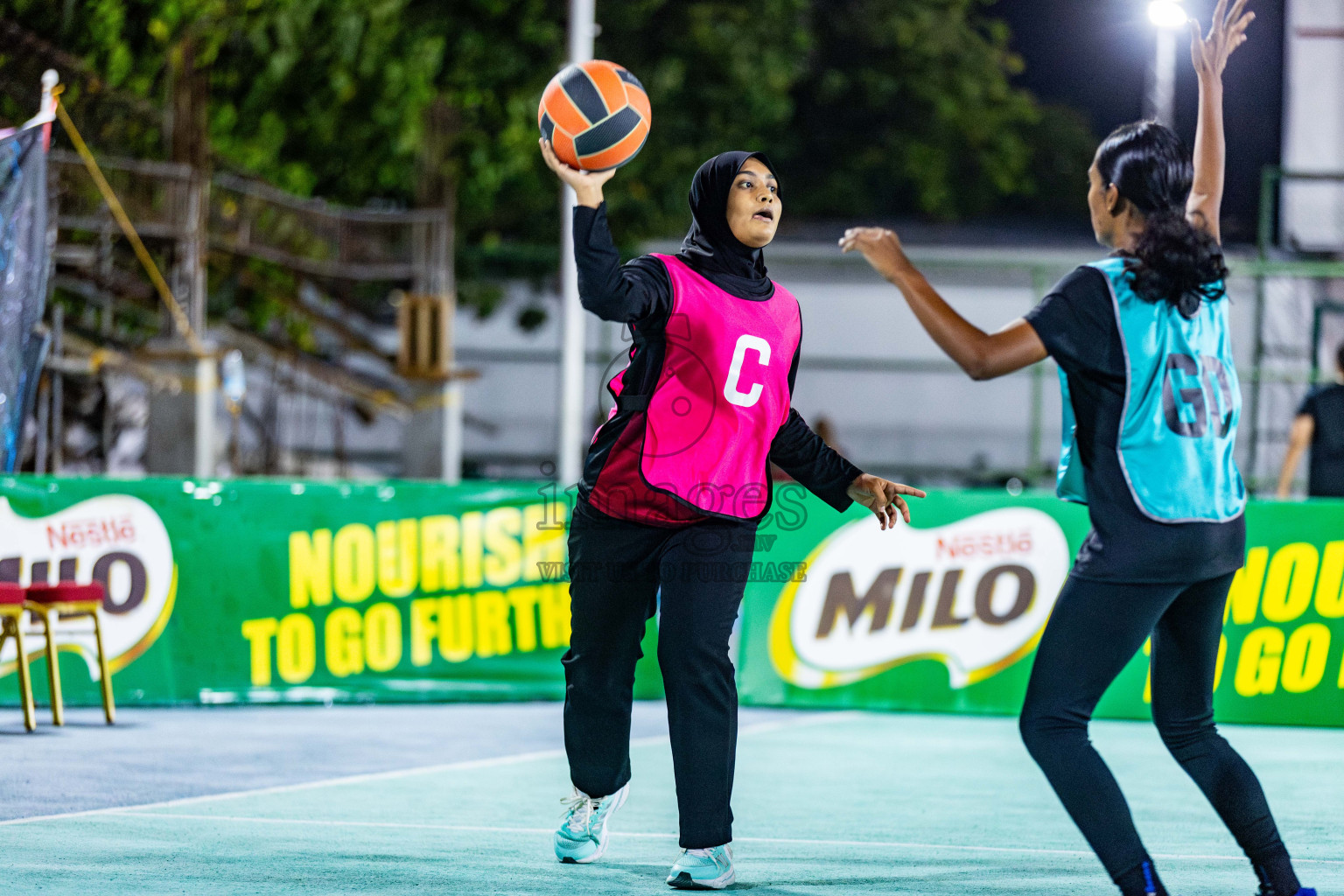 Final of MILO 3x3 Netball Challenge 2024 was held in Ekuveni Netball Court at Male', Maldives on Thursday, 20th March 2024. Photos: Nausham Waheed / images.mv