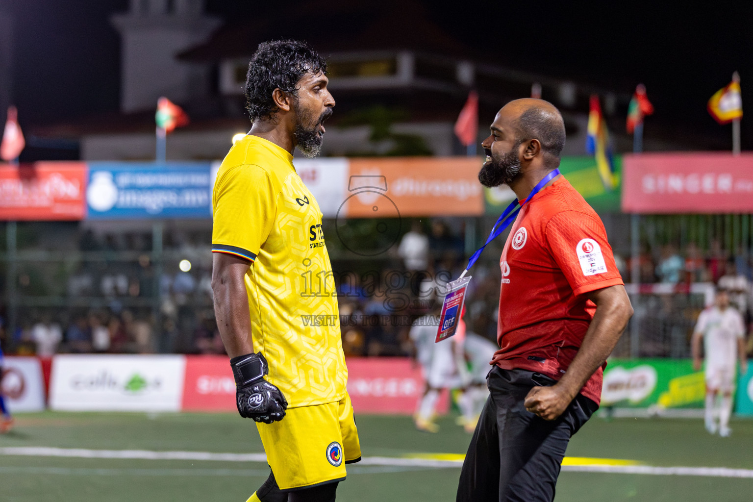 WAMCO vs STELCO RC in the Semi Finals of Club Maldives Cup 2024 held in Rehendi Futsal Ground, Hulhumale', Maldives on Monday, 14th October 2024. 
Photos: Hassan Simah / images.mv