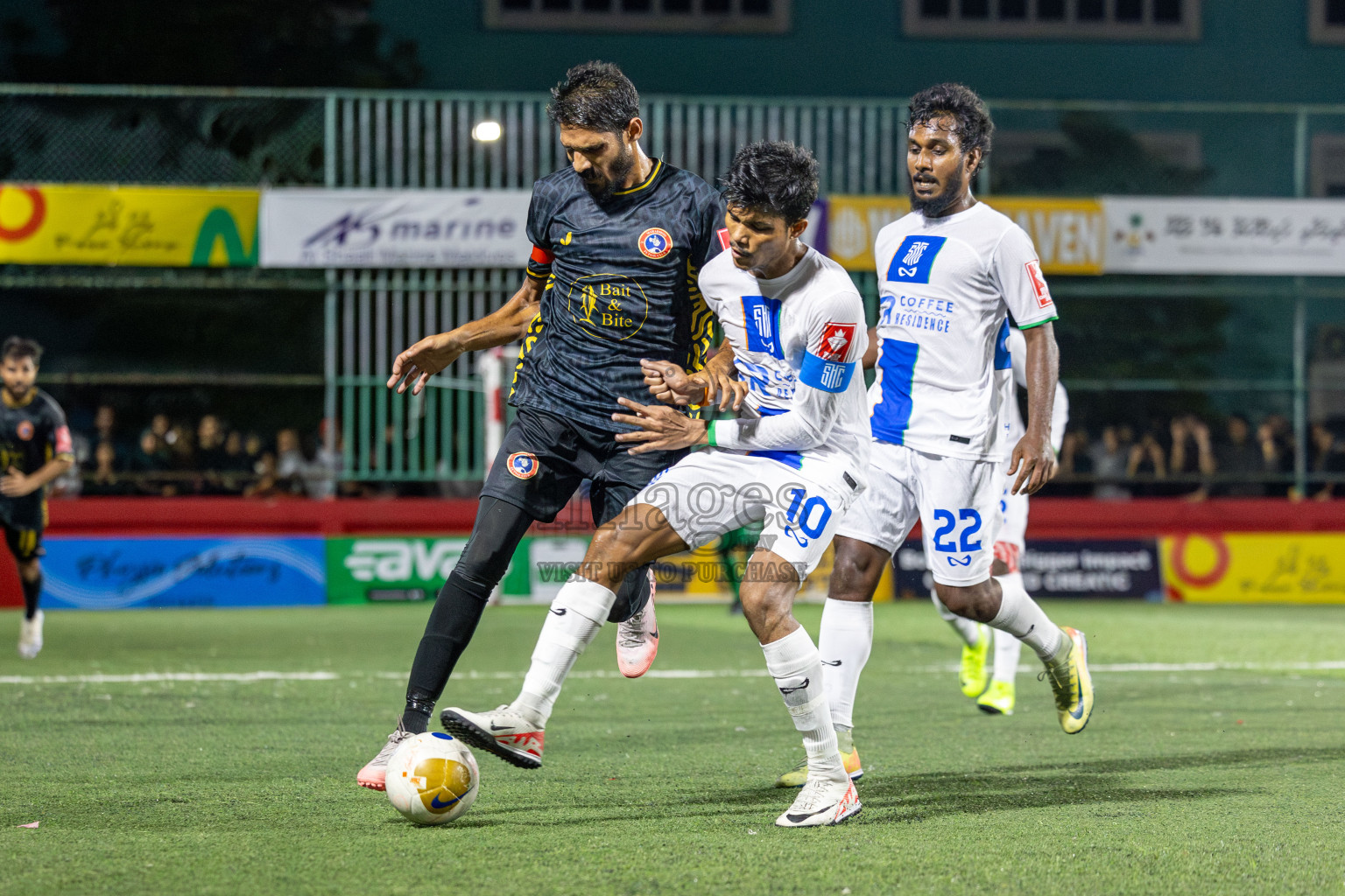 S. Hithadhoo VS S. Maradhoo in Day 7 of Golden Futsal Challenge 2025 was held on Saturday, 11th January 2025, in Hulhumale', Maldives Photos: Hassan Simah / images.mv