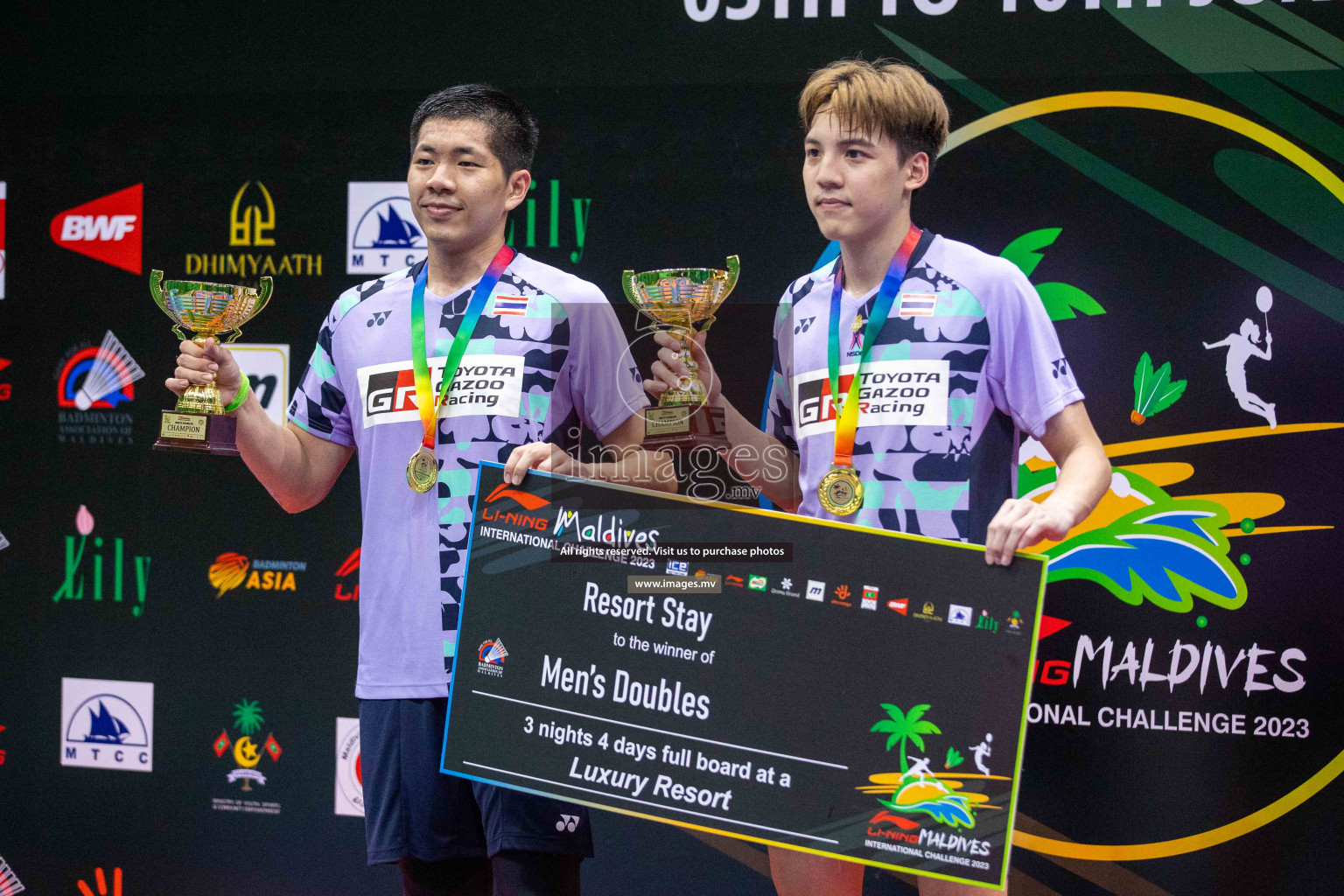 Finals of Li-Ning Maldives International Challenge 2023, was is held in Ekuveni Indoor Court, Male', Maldives on Saturday, 10th June 2023. Photos: Ismail Thoriq / images.mv