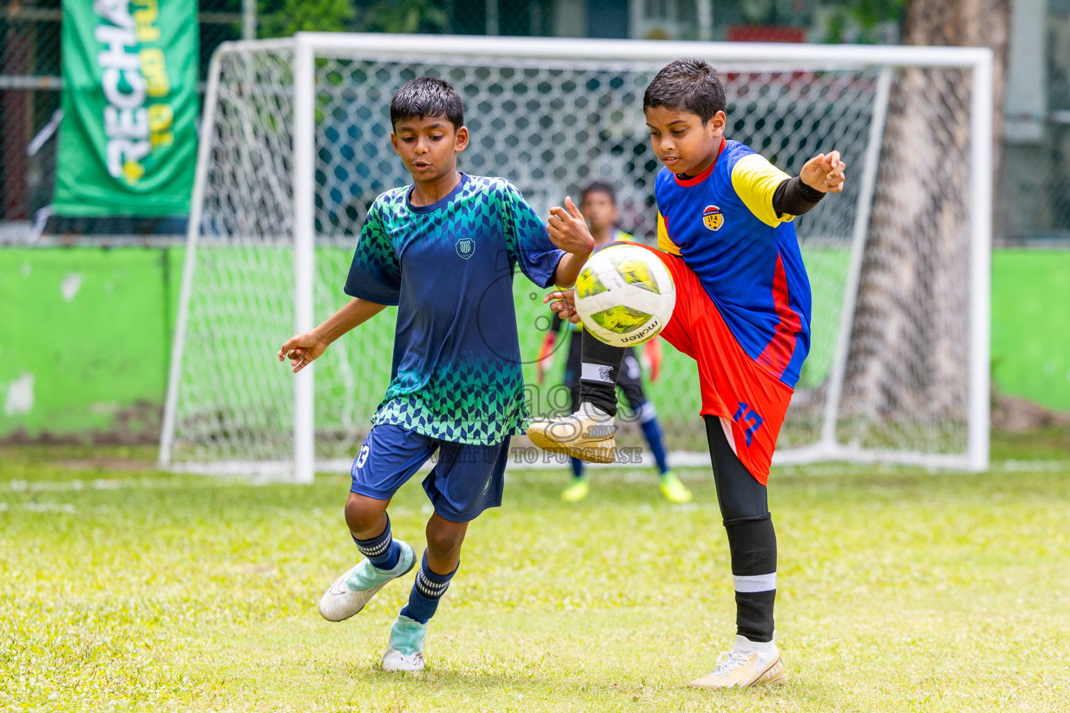 Day 1 of MILO Academy Championship 2025 (U-12) was held at Henveiru Stadium in Male', Maldives on Thursday, 1st May 2025. Photos: Ismail Thoriq / images.mv