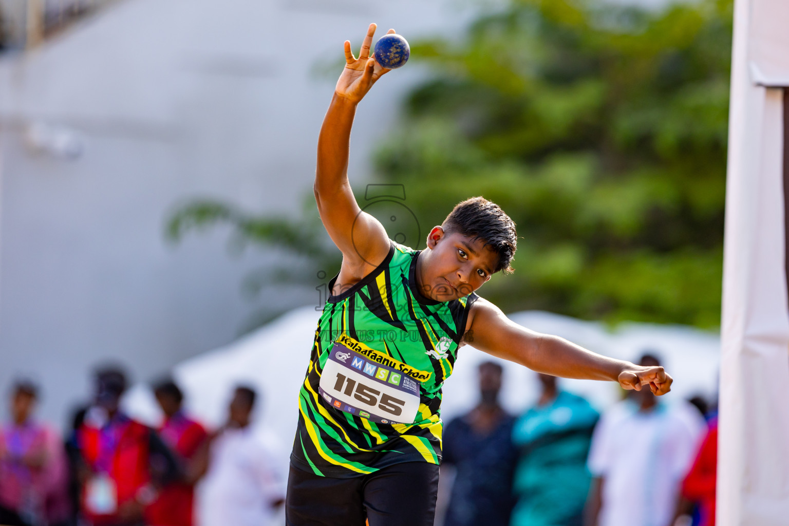 Day 4 of MWSC Interschool Athletics Championships 2024 held in Hulhumale Running Track, Hulhumale, Maldives on Tuesday, 12th November 2024. Photos by: Nausham Waheed / Images.mv