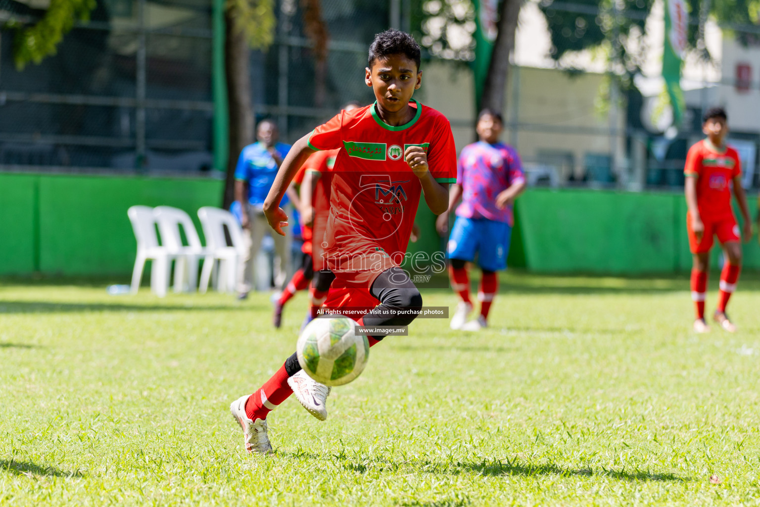 Day 1 of MILO Academy Championship 2023 (U12) was held in Henveiru Football Grounds, Male', Maldives, on Friday, 18th August 2023.