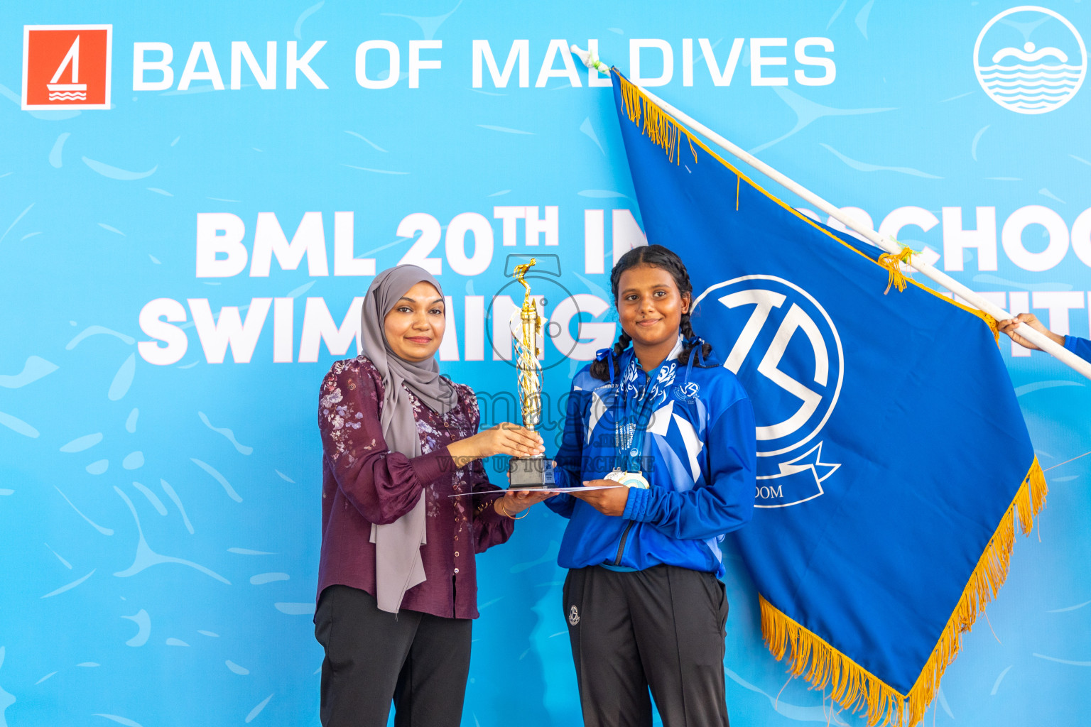 Closing ceremony of BML 20th Inter-School Swimming Competition was held in Hulhumale' Swimming Complex on Saturday, 19th October 2024. 
Photos: Ismail Thoriq