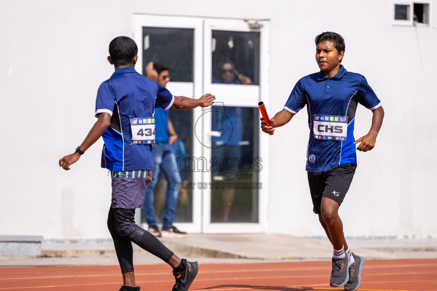 Day 6 of MWSC Interschool Athletics Championships 2024 held in Hulhumale Running Track, Hulhumale, Maldives on Thursday, 14th November 2024. Photos by: Ismail Thoriq / Images.mv