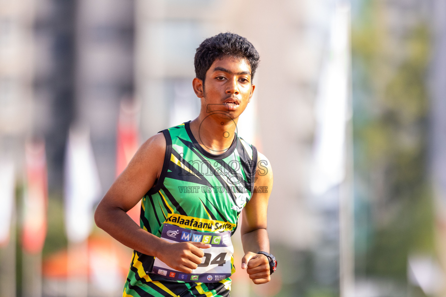 Day 5 of MWSC Interschool Athletics Championships 2024 held in Hulhumale Running Track, Hulhumale, Maldives on Wednesday, 13th November 2024. Photos by: Raif Yoosuf / Images.mv