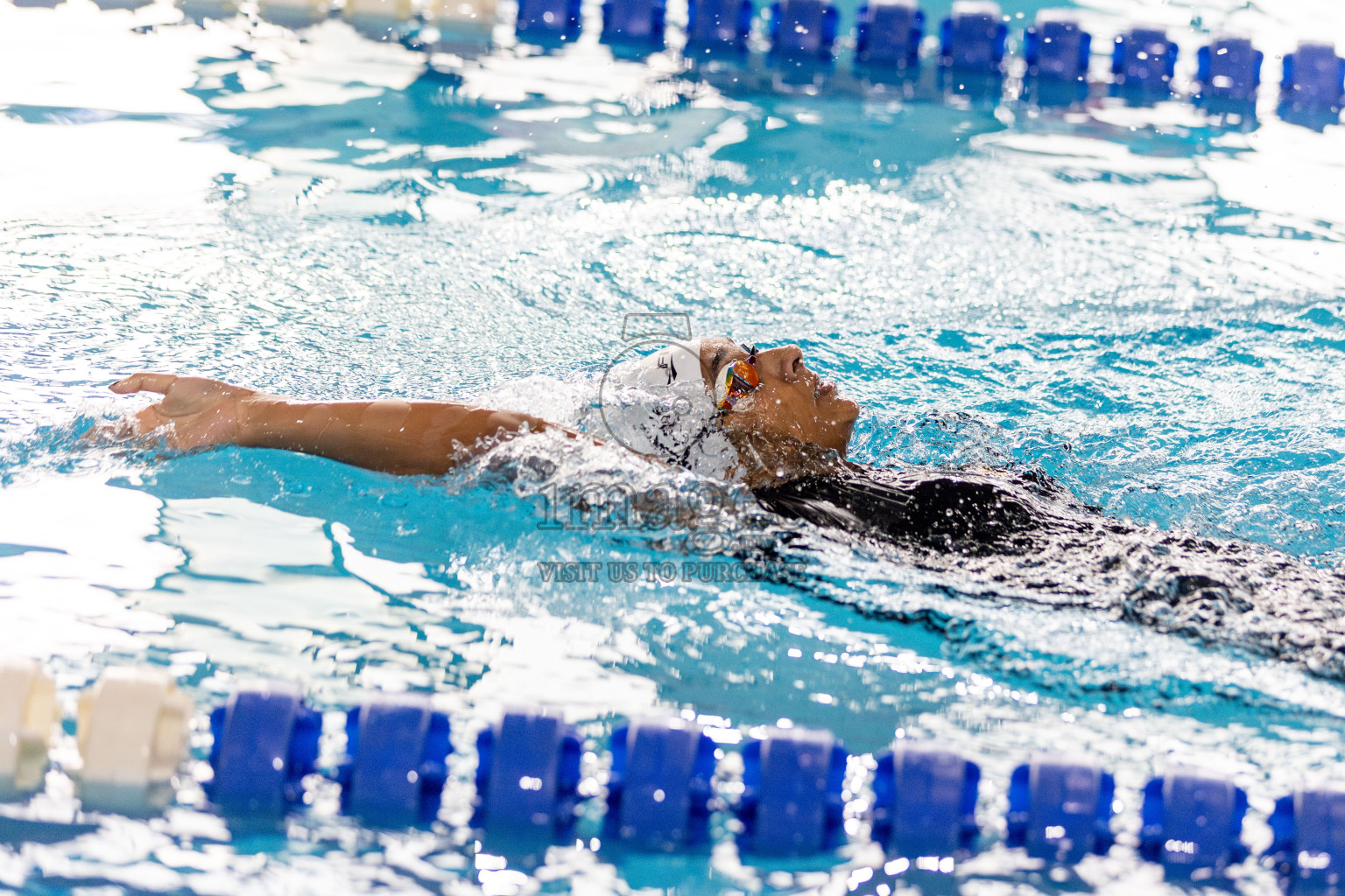 Day 3 of National Swimming Competition 2024 held in Hulhumale', Maldives on Sunday, 15th December 2024. Photos: Hassan Simah / images.mv