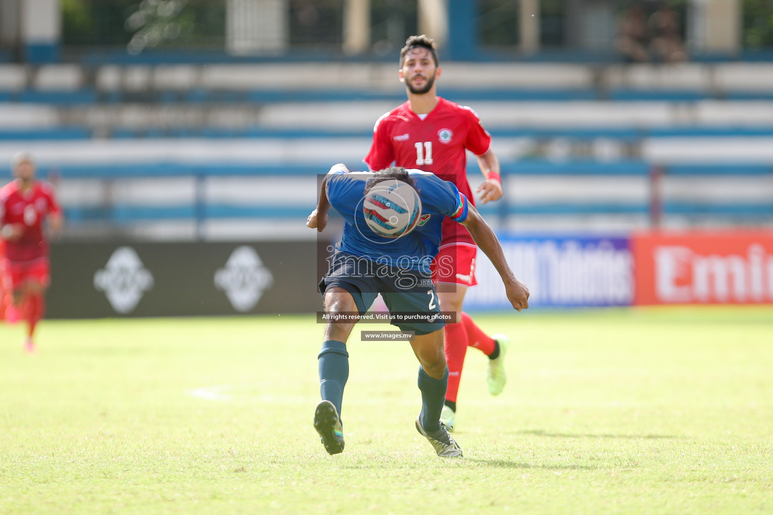 Lebanon vs Maldives in SAFF Championship 2023 held in Sree Kanteerava Stadium, Bengaluru, India, on Tuesday, 28th June 2023. Photos: Nausham Waheed, Hassan Simah / images.mv