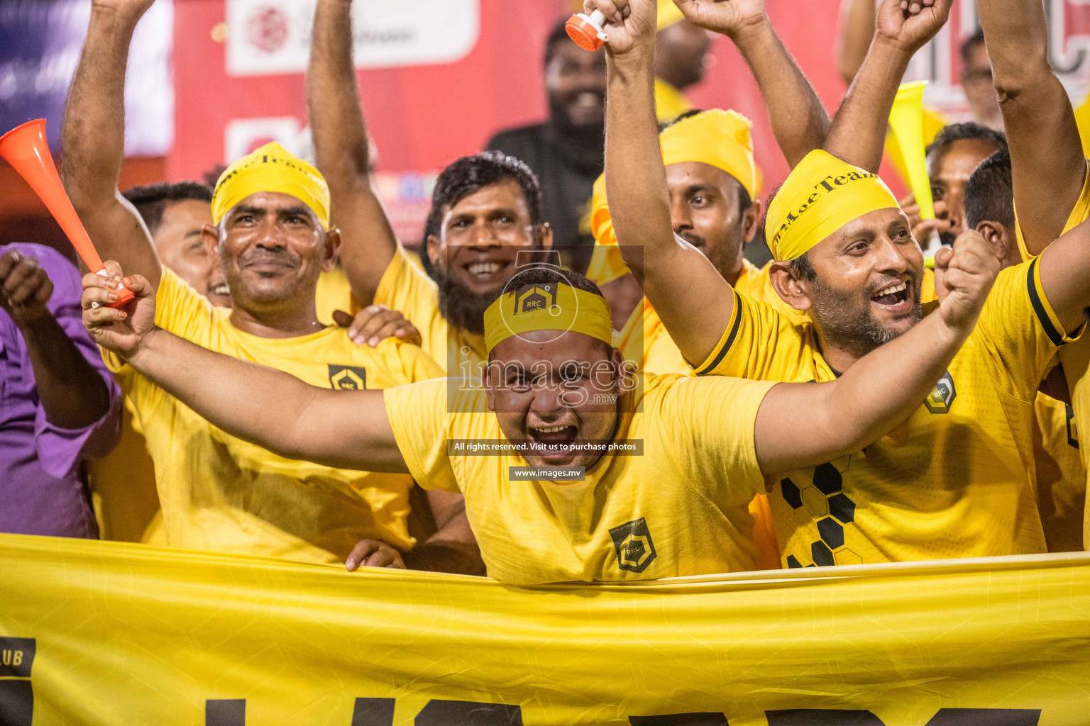 RRC Vs FSM in the Semi Finals of Club Maldives 2021 held in Hulhumale, Maldives on 19 December 2021. Photos: Nausham Waheed / images.mv